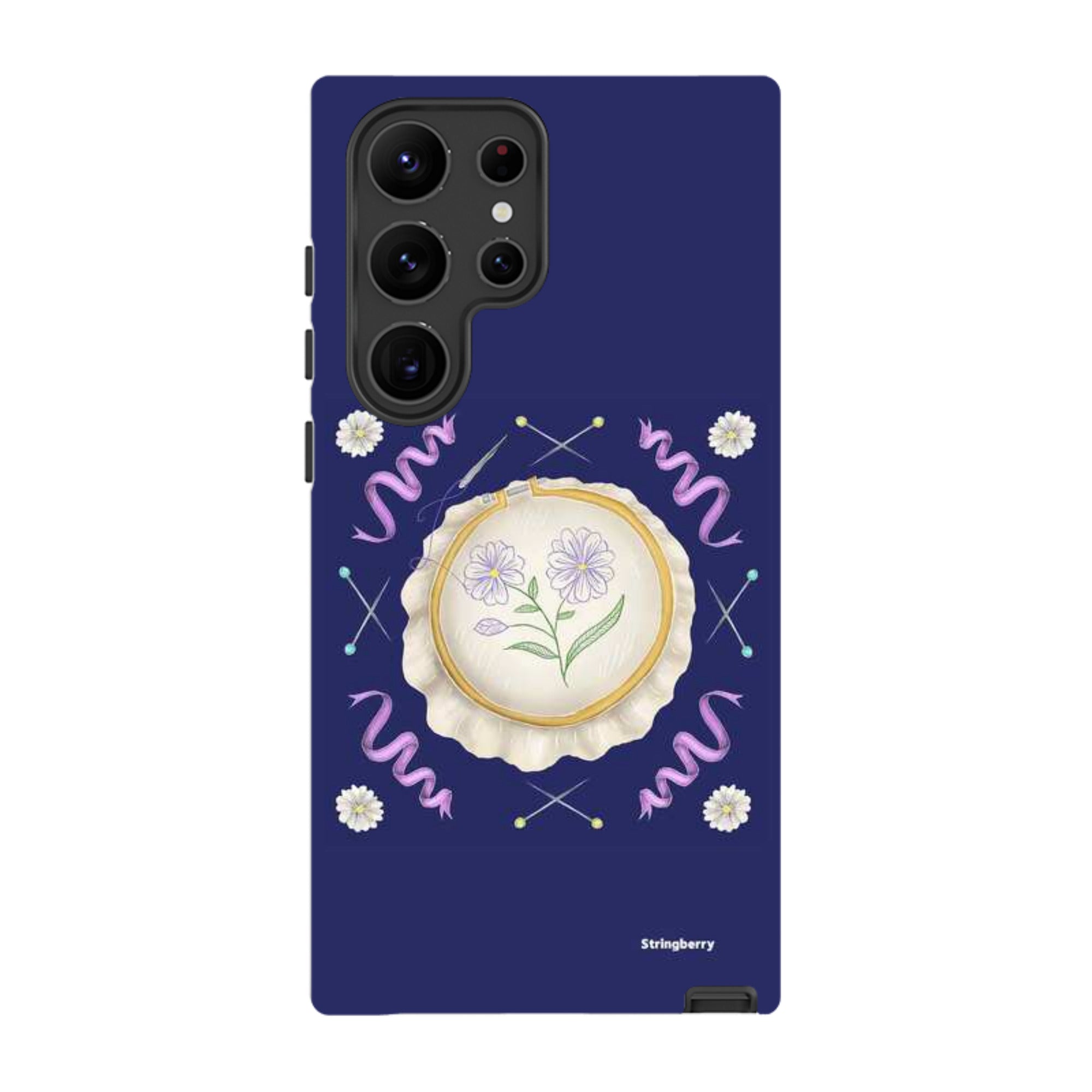 Samsung Tough Case - Daisy Needlework By Catherine Rowe