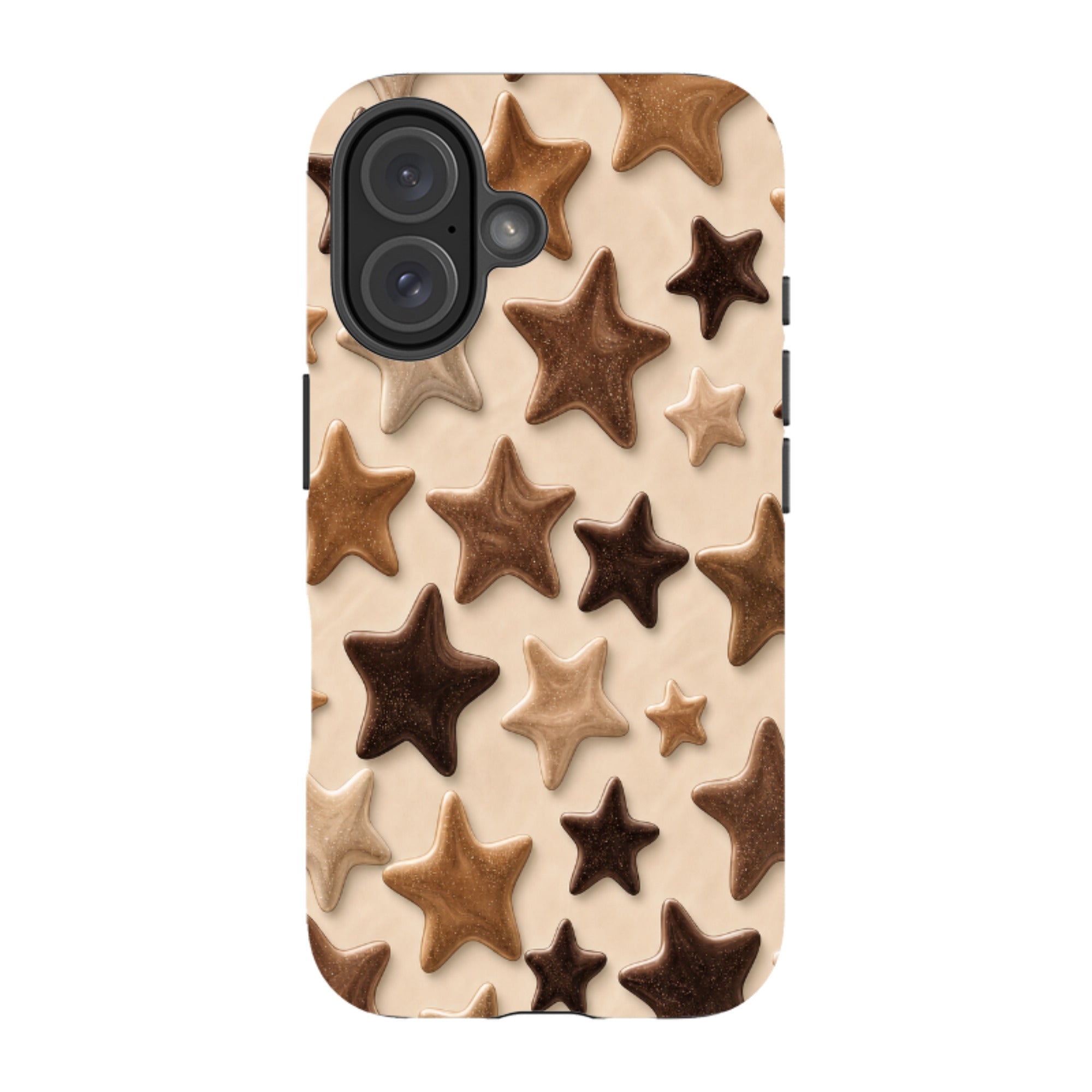 iPhone Tough Case - Brown Star