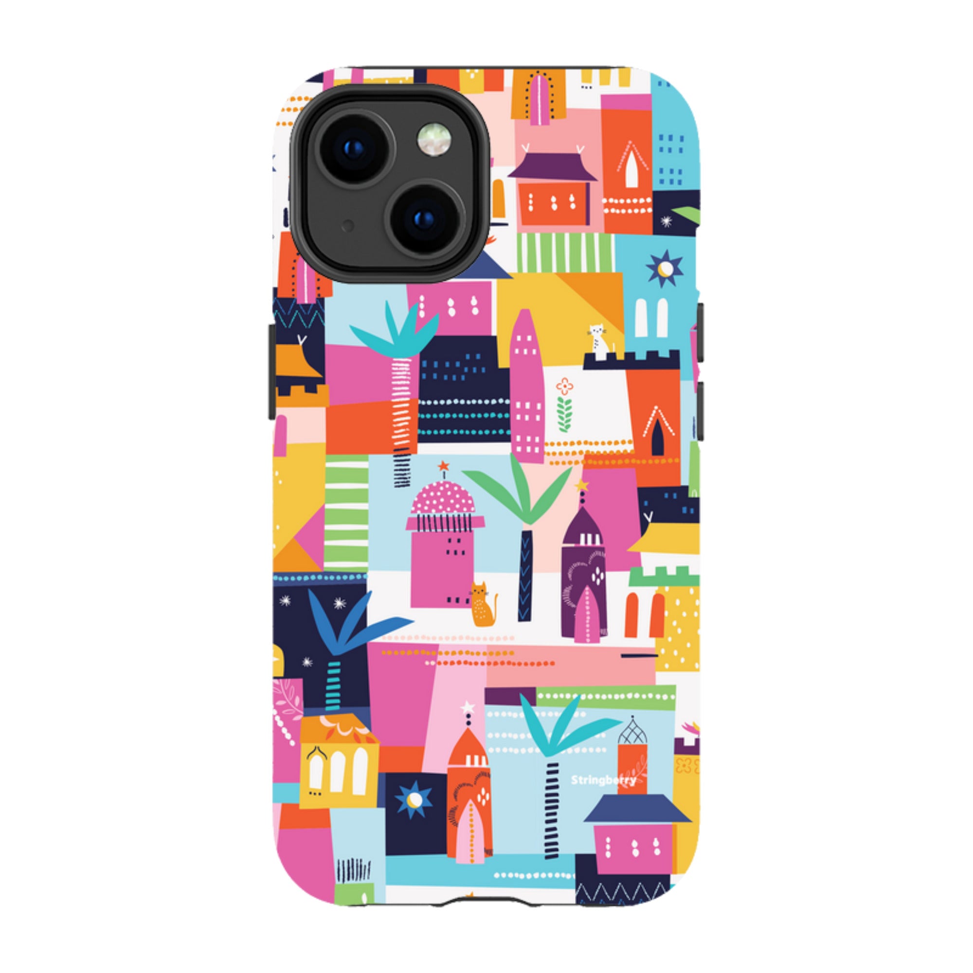 iPhone MagSafe Tough Case -  Houses By Ali Brookes