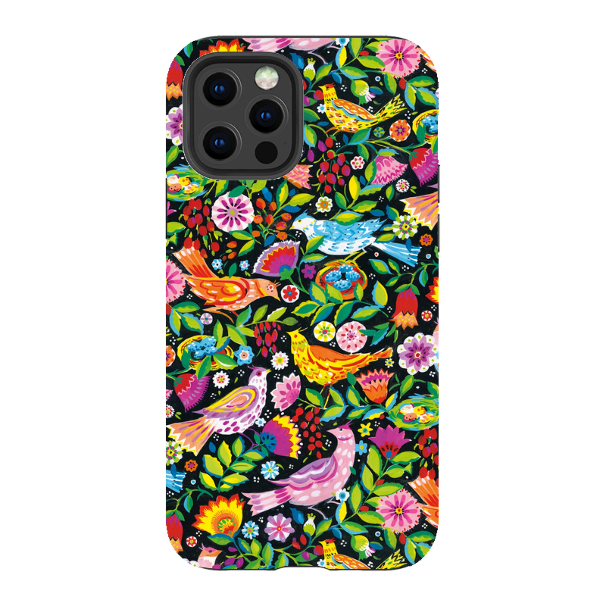 iPhone Tough Case - Folk Birds By Sarah Campbell