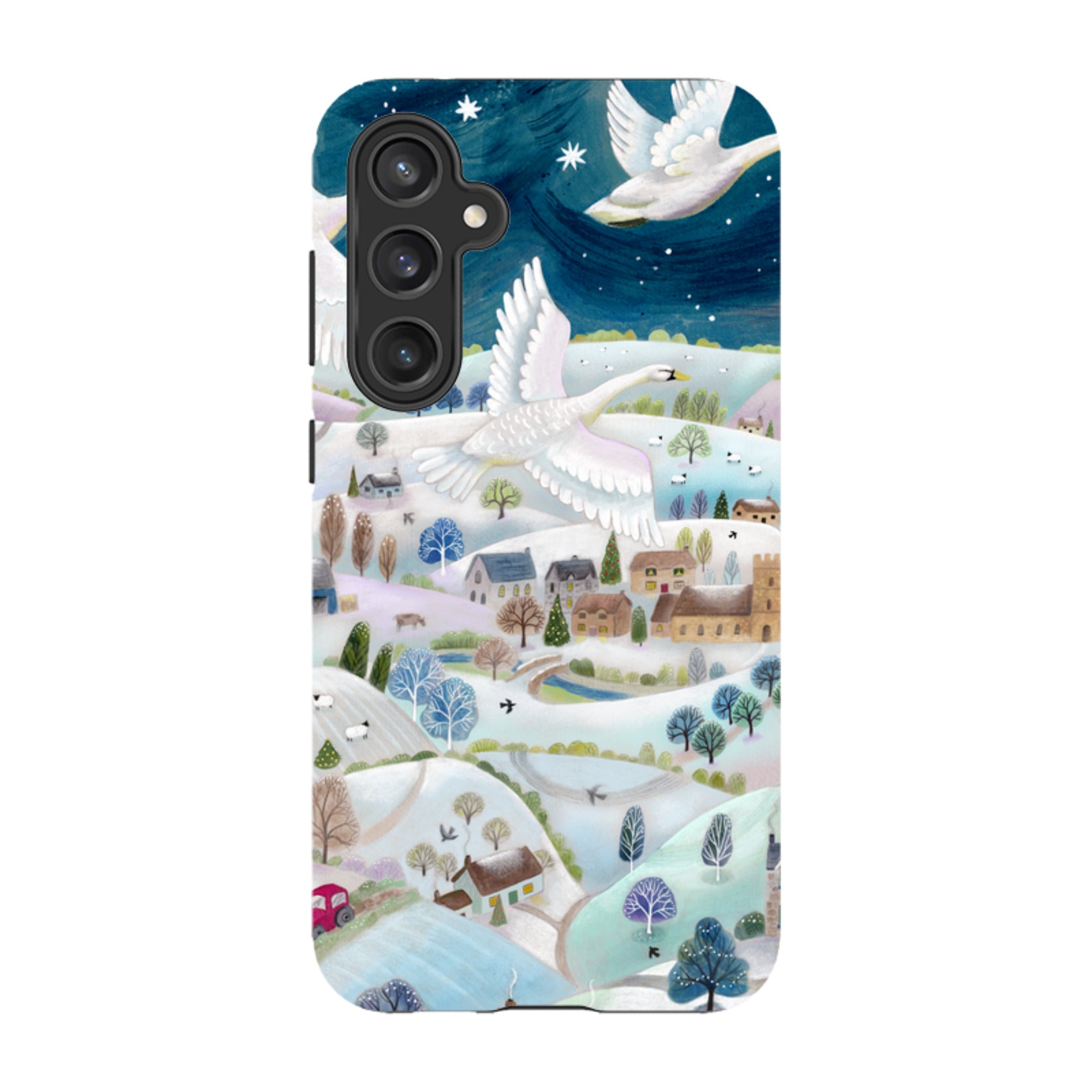 Samsung Tough Case - Winter Swans By Bex Parkin