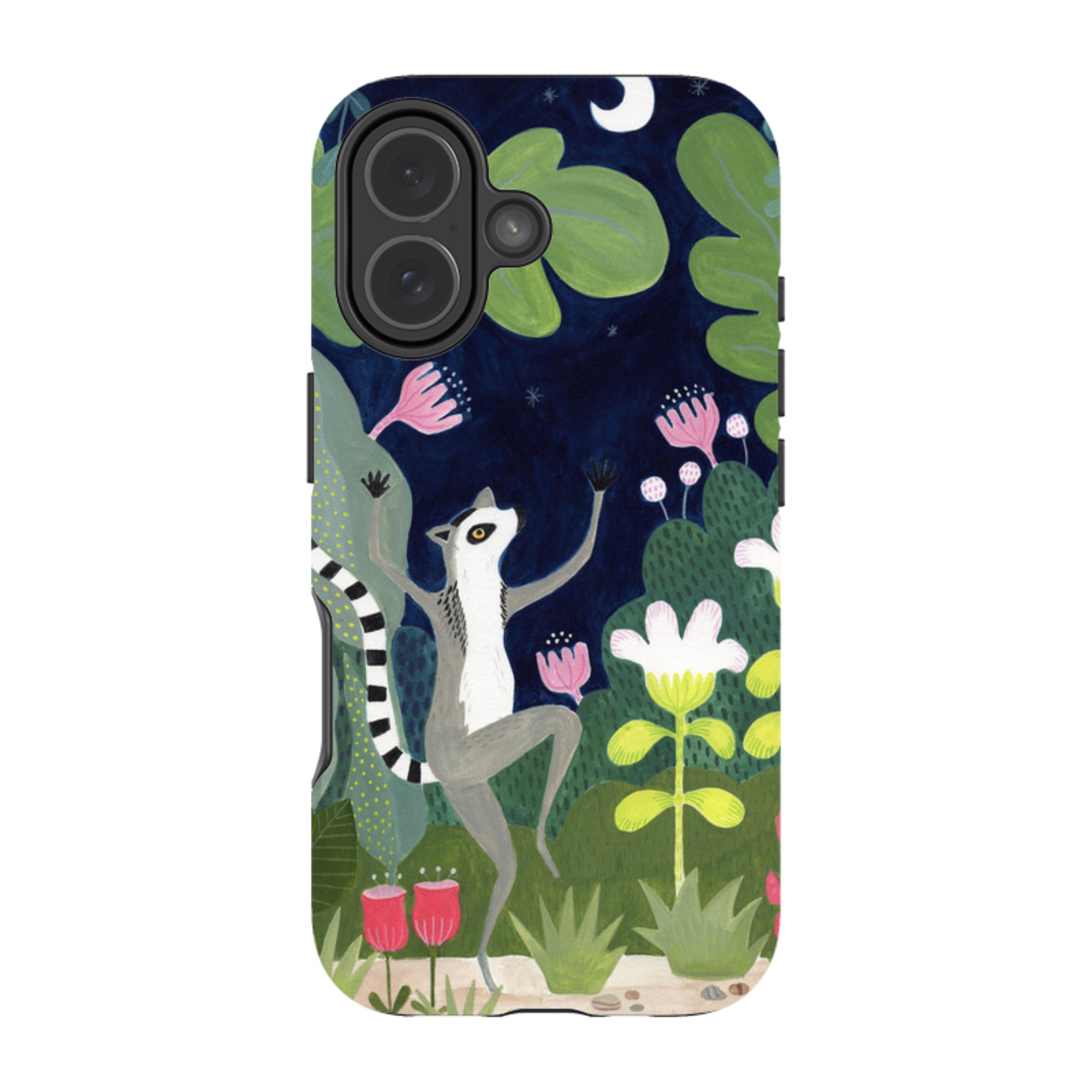 iPhone MagSafe Tough Case - Dancing Lemur By Bex Parkin