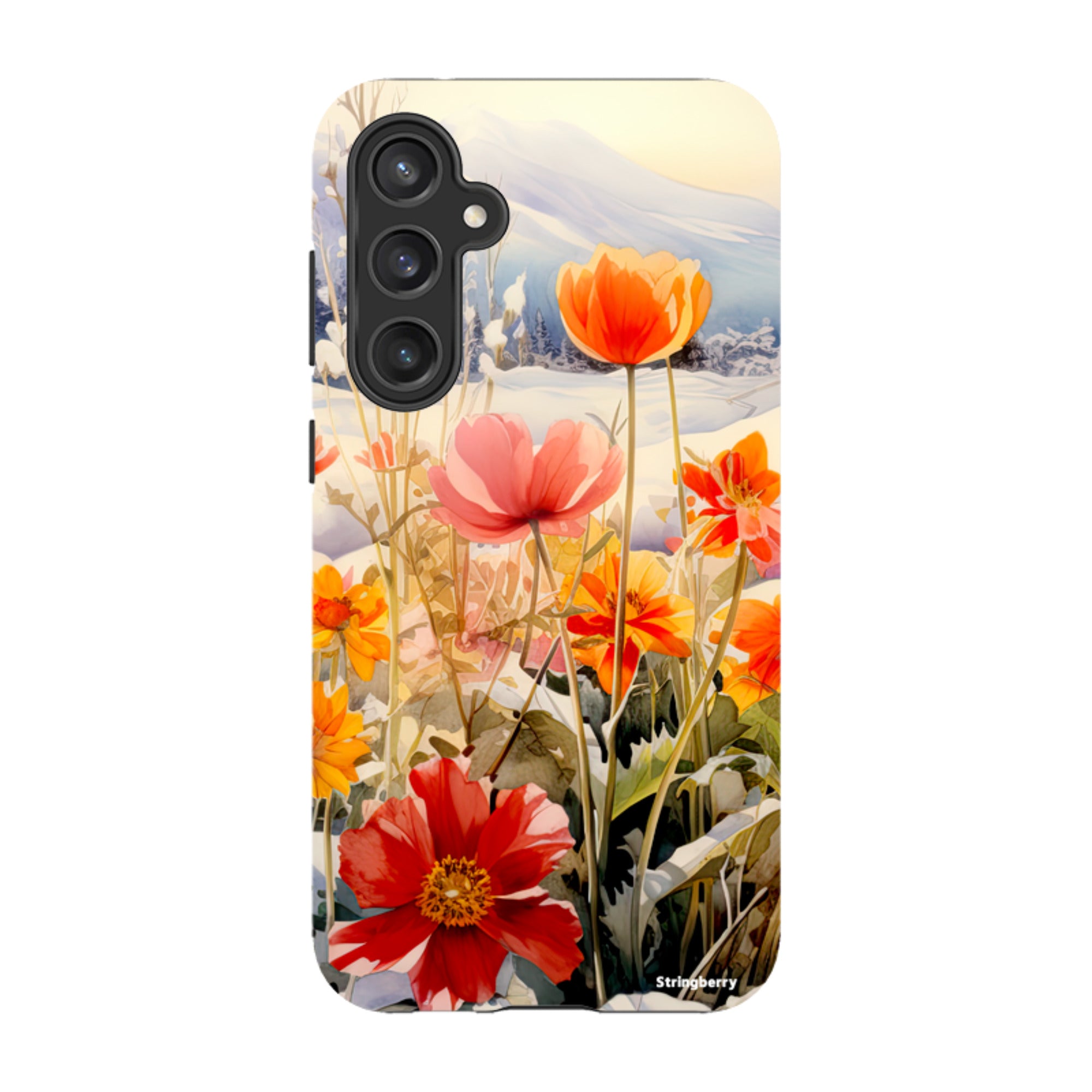 Samsung Tough Case - Winter Wild Flowers II