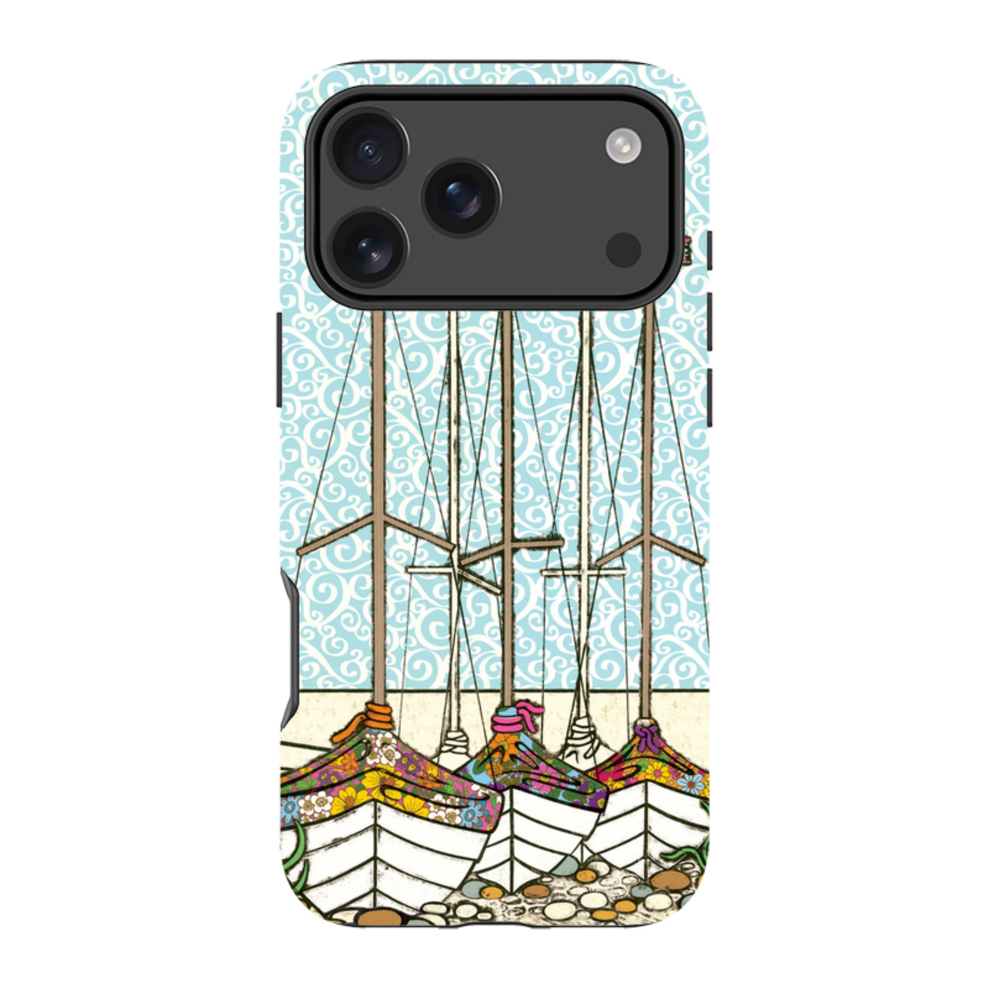 iPhone MagSafe Tough Case -  Boats At Rest By Amelia Bowman