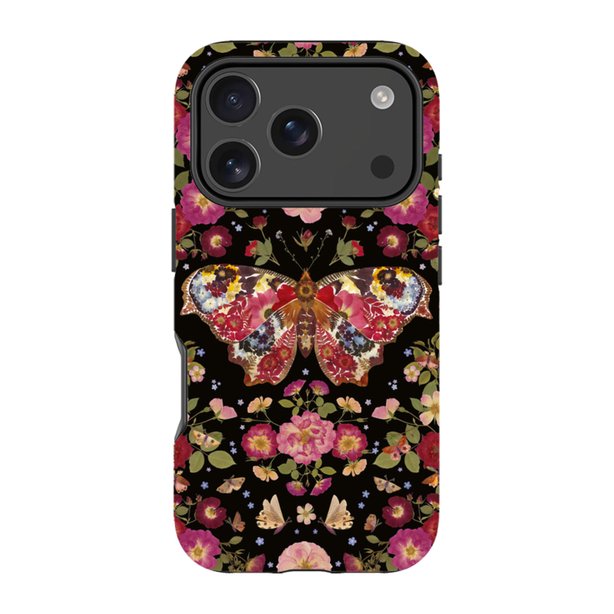 iPhone Tough Case - Midnight Butterfly By Helen Ahpornsiri
