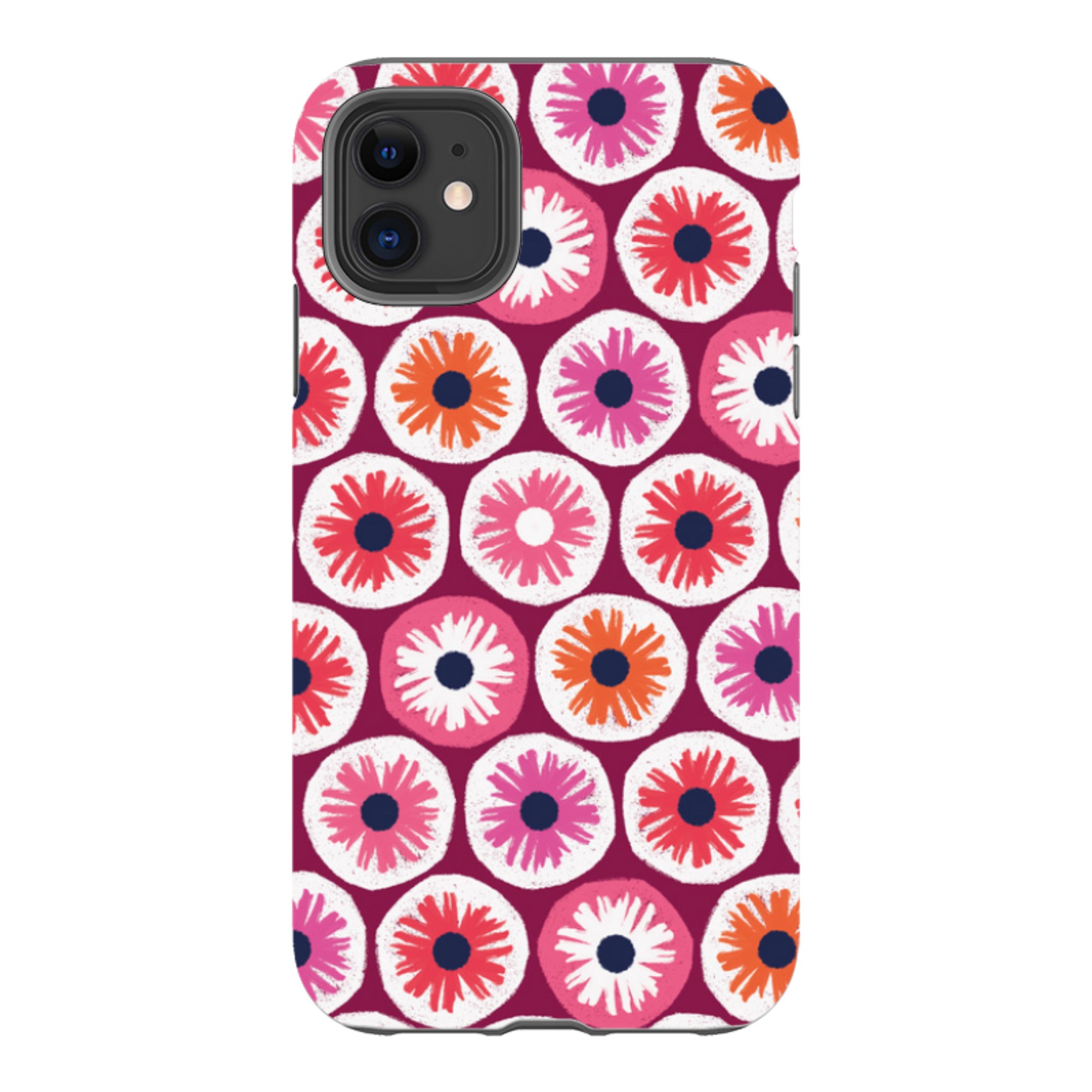 iPhone Tough Case - Penny Flowers Red By Ali Brookes