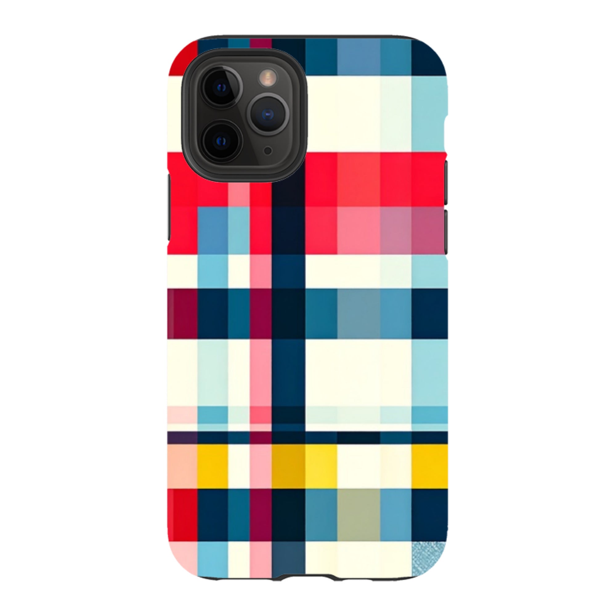 iPhone Tough Case - Cancun Gingham