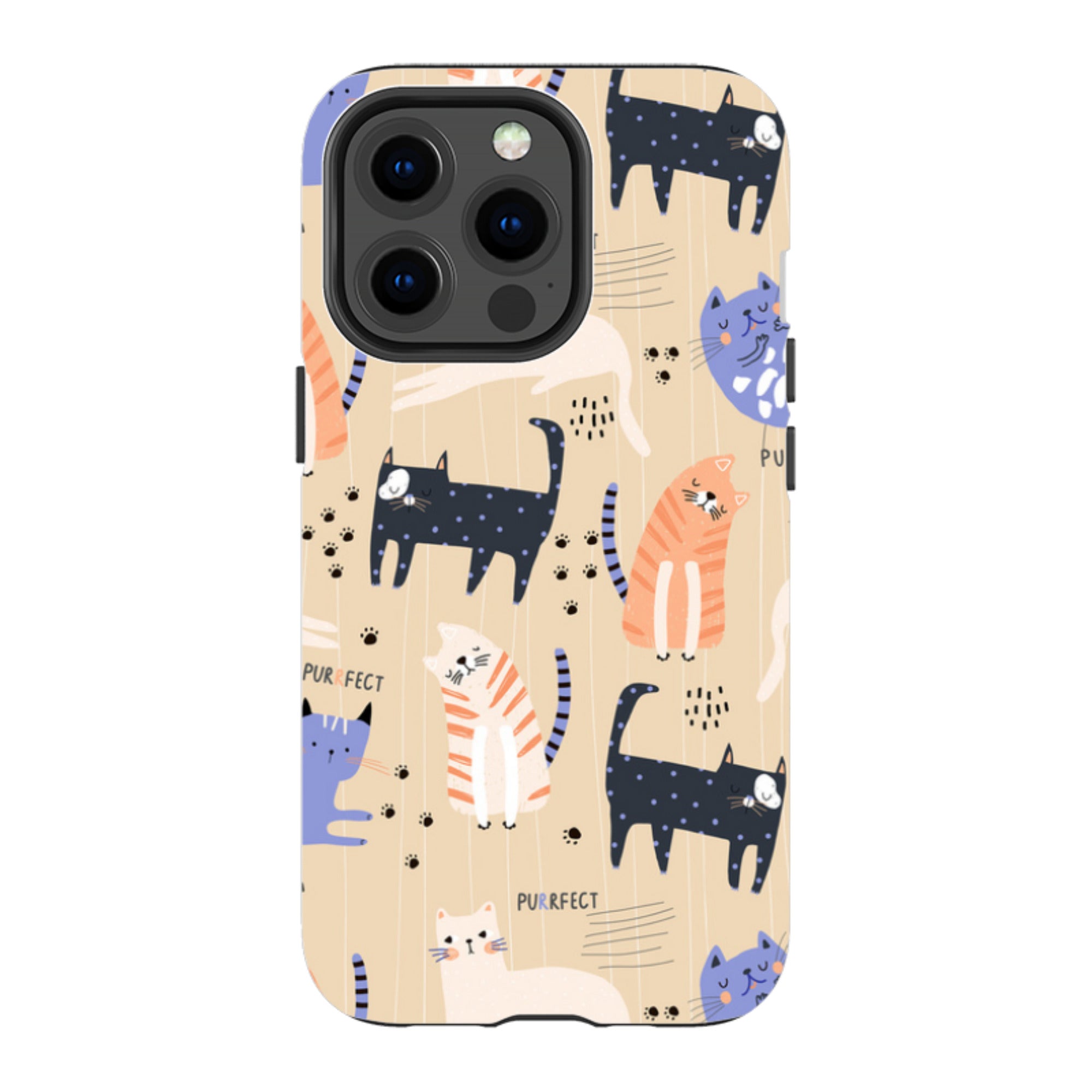 iPhone Tough Case - Purrfect