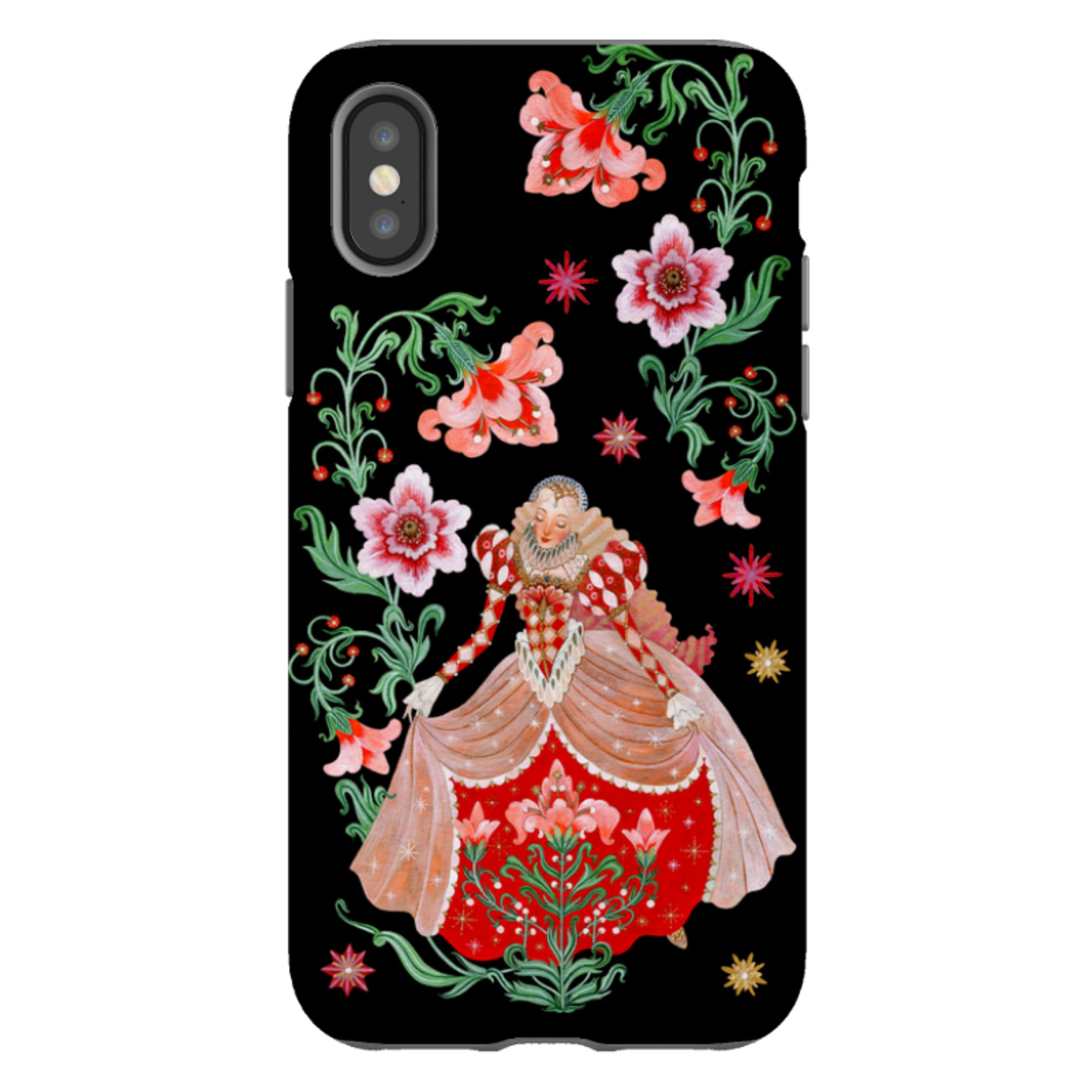 iPhone Tough  Case - Nine Ladies Dancing By Maria Matos