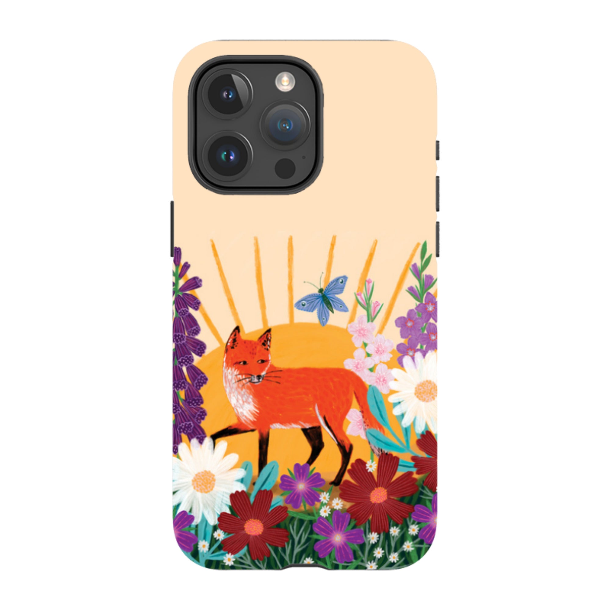iPhone Tough Case - Summer Fox By Lee Foster Wilson