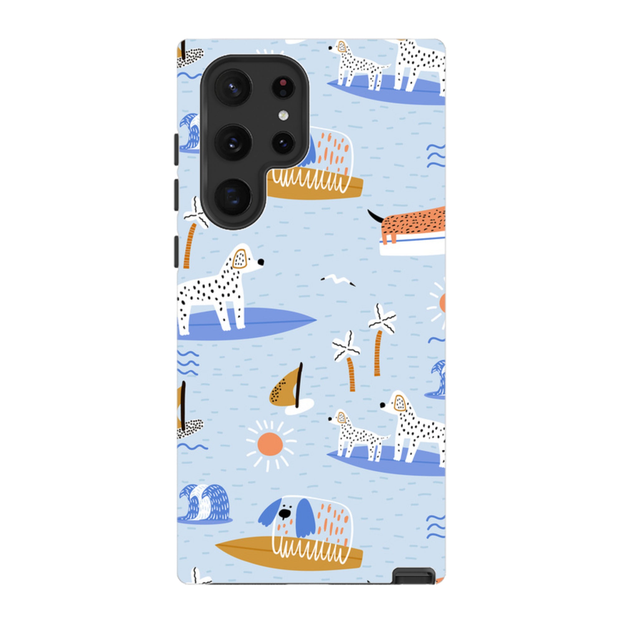 Samsung Tough Case - Surfing Dogs