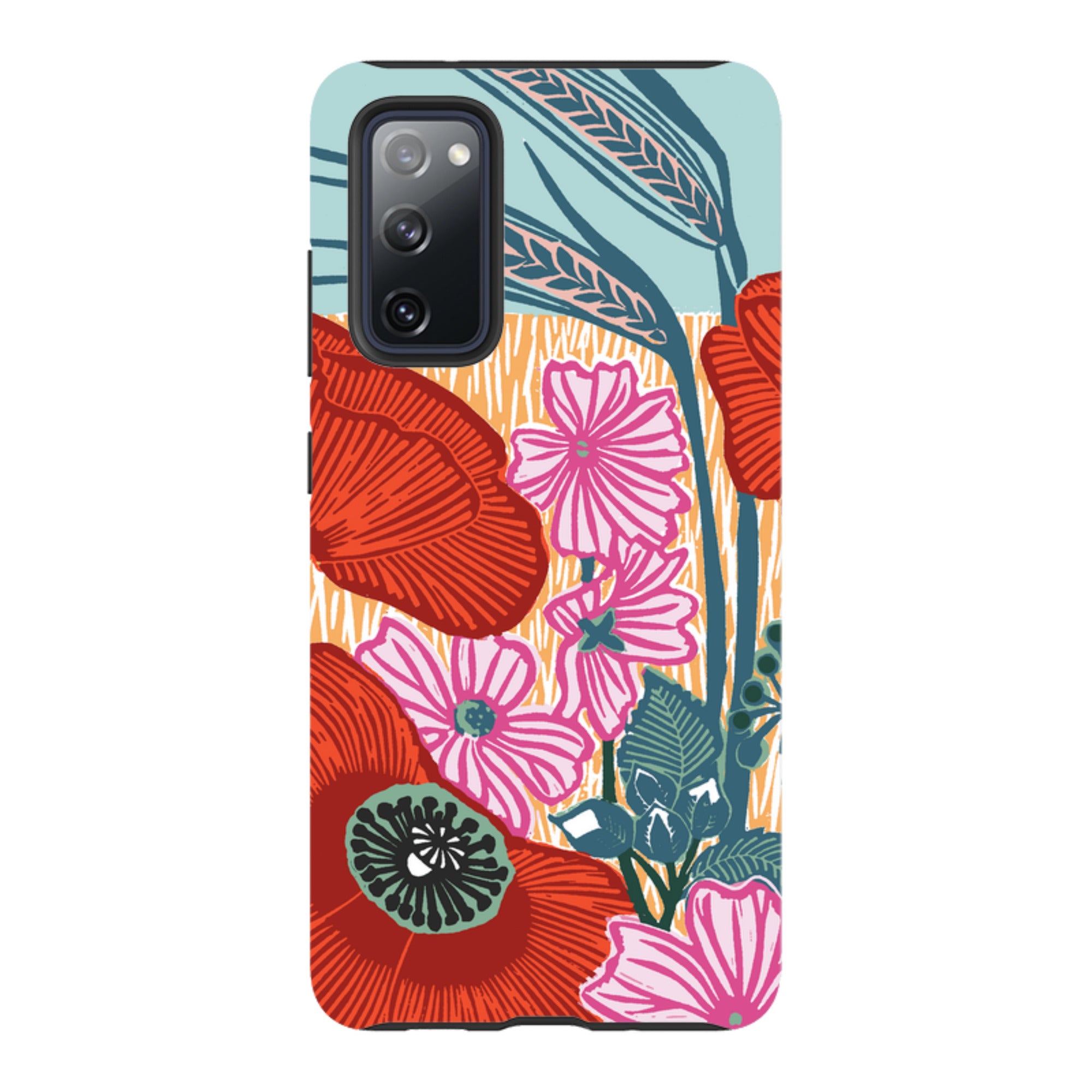 Samsung Tough Case - Wild Poppies By Kate Heiss