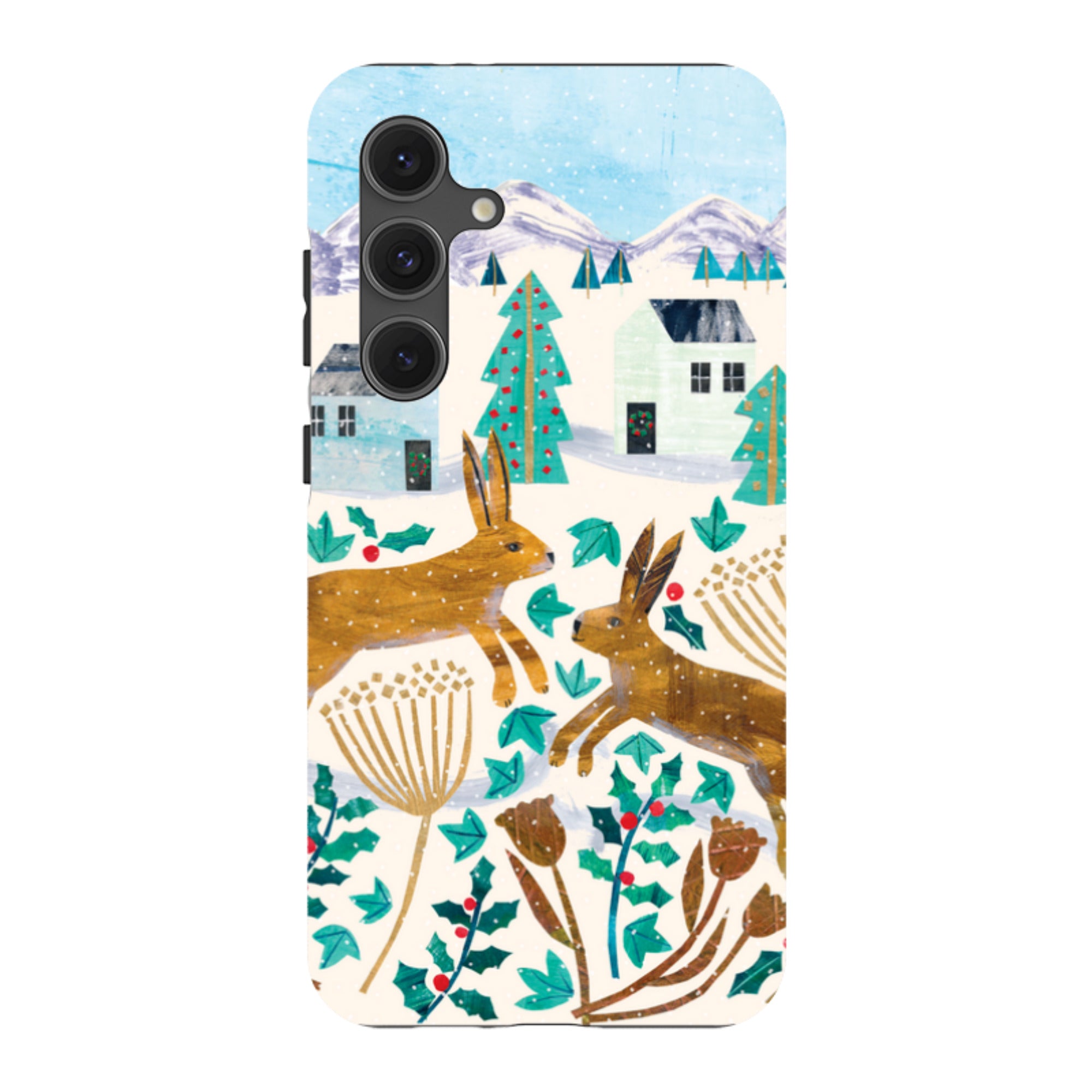 Samsung Tough Case - Xmas Hare By Tracey English