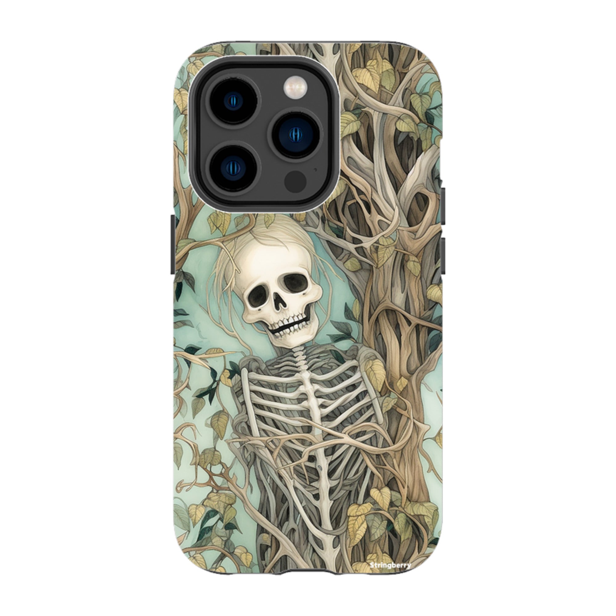 iPhone Tough Case - Skeletal Floral