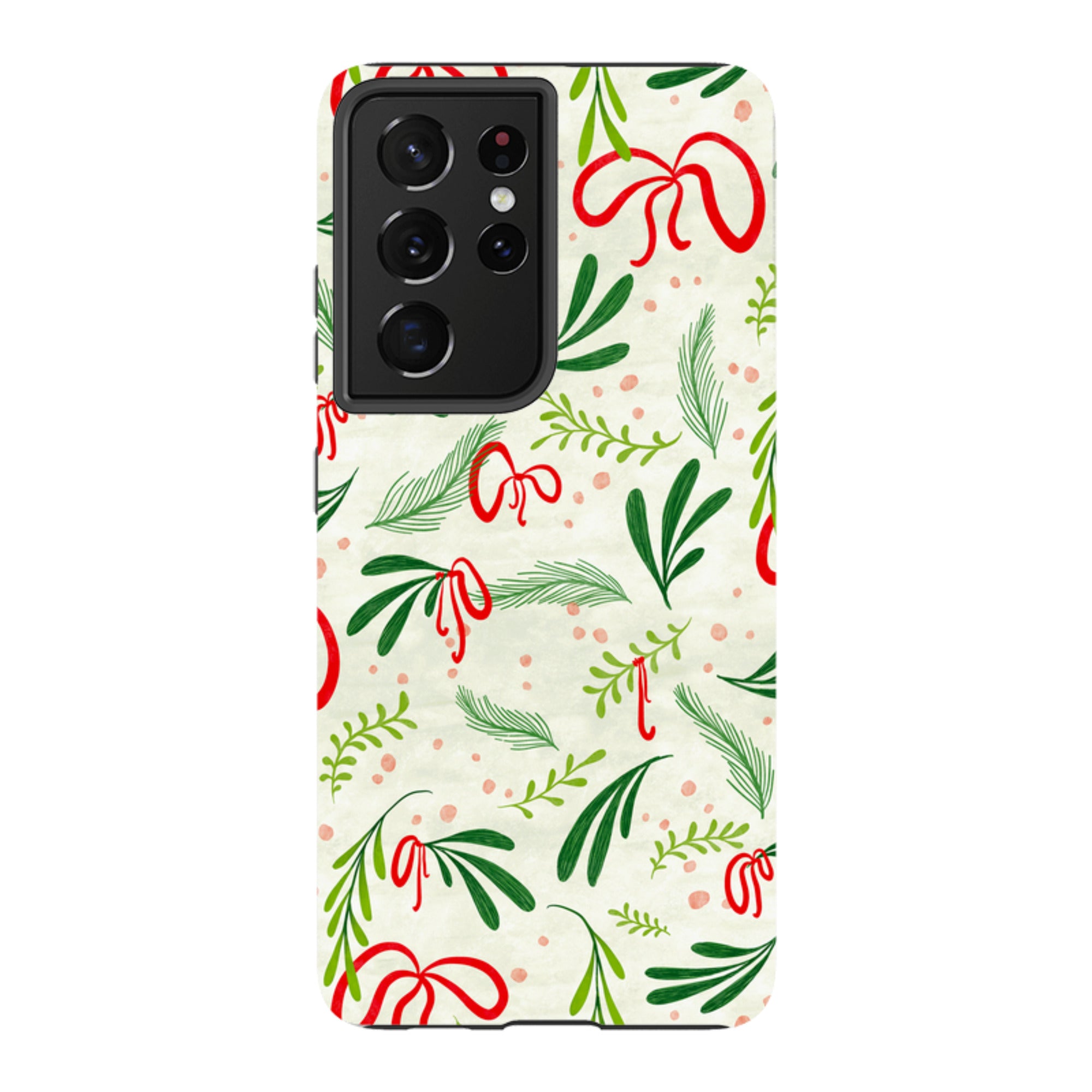 Samsung Tough Case - Christmas Bows By Katherine Quinn