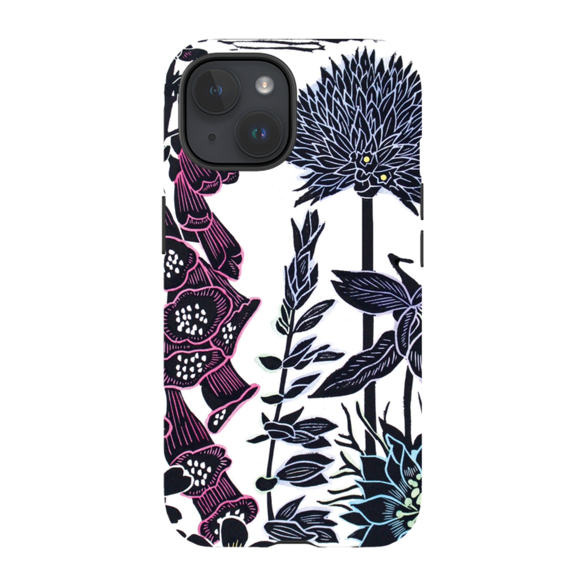 iPhone Tough Case - Foxgloves By Kate Heiss