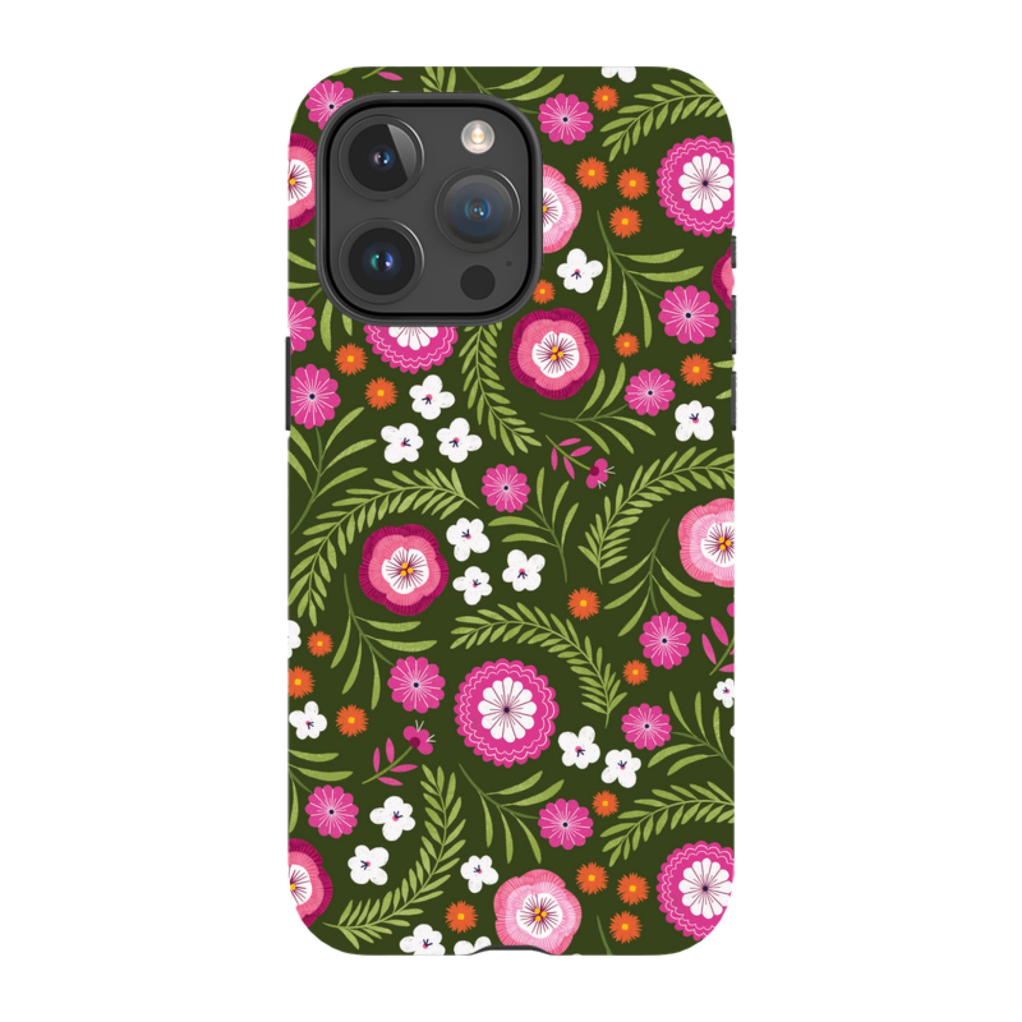 iPhone Tough Case - Posy Garden III By Ali Brookes