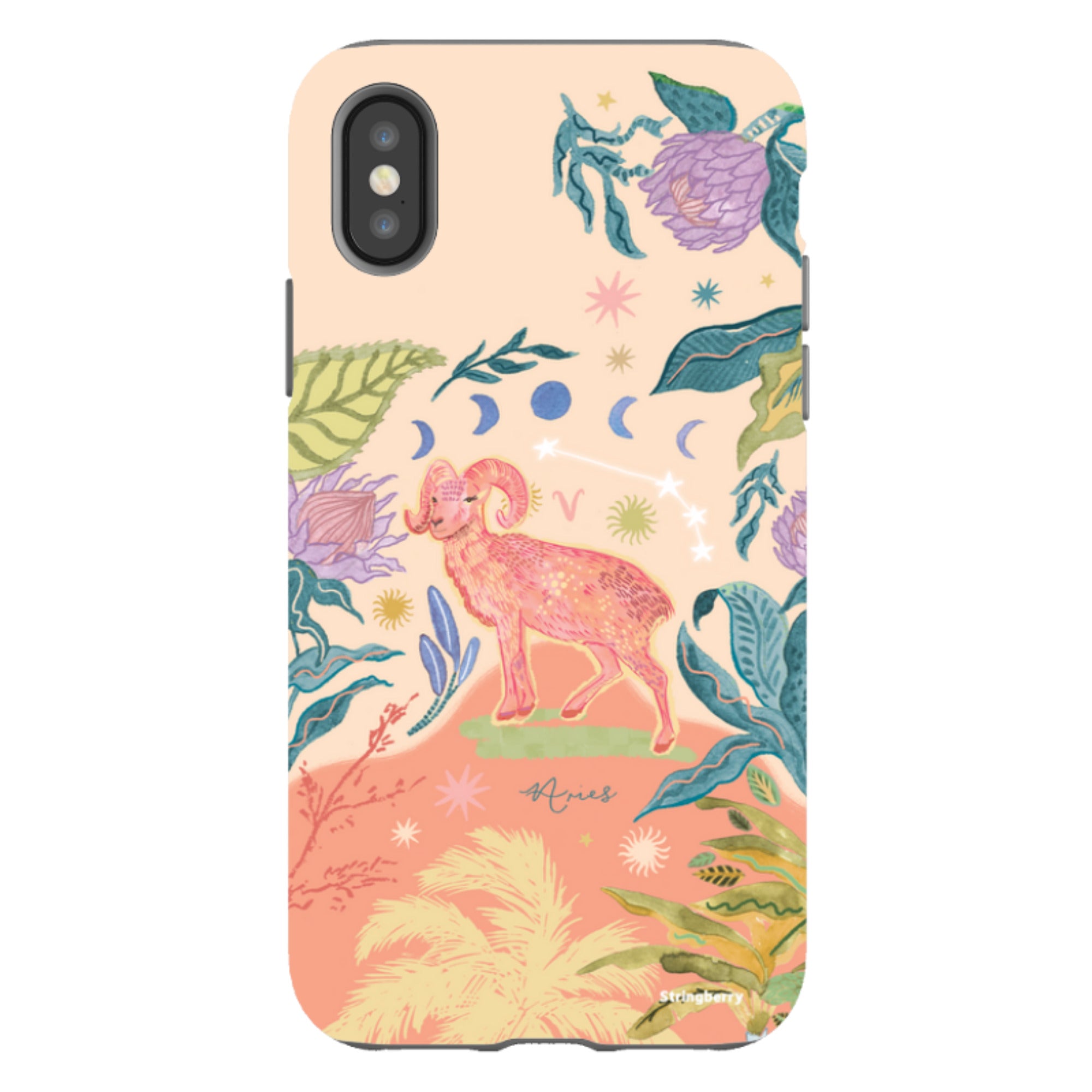 iPhone Tough Case - Aries By Emma Frances Grant