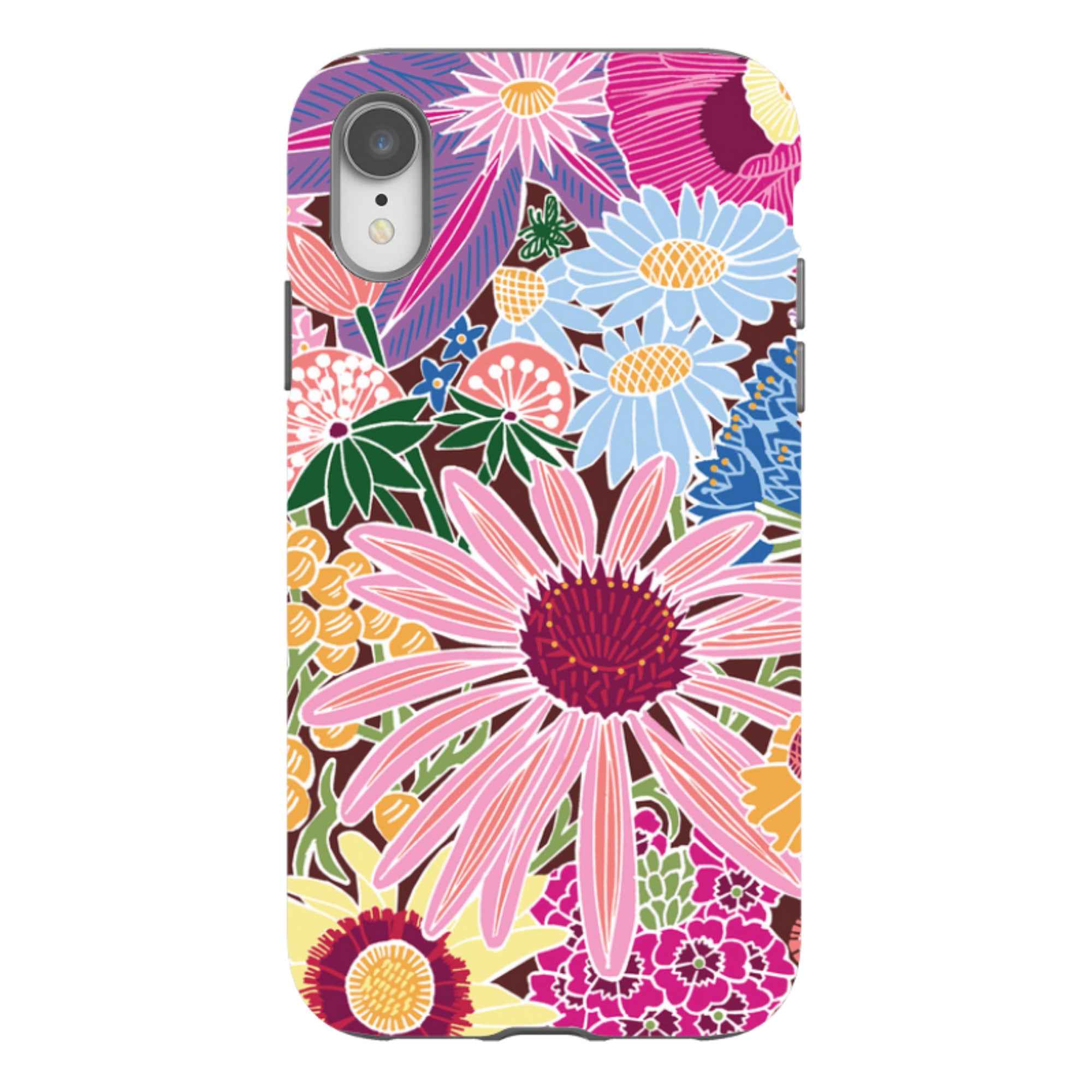 iPhone Tough Case - Jigsaw Floral 1 By Kate Heiss