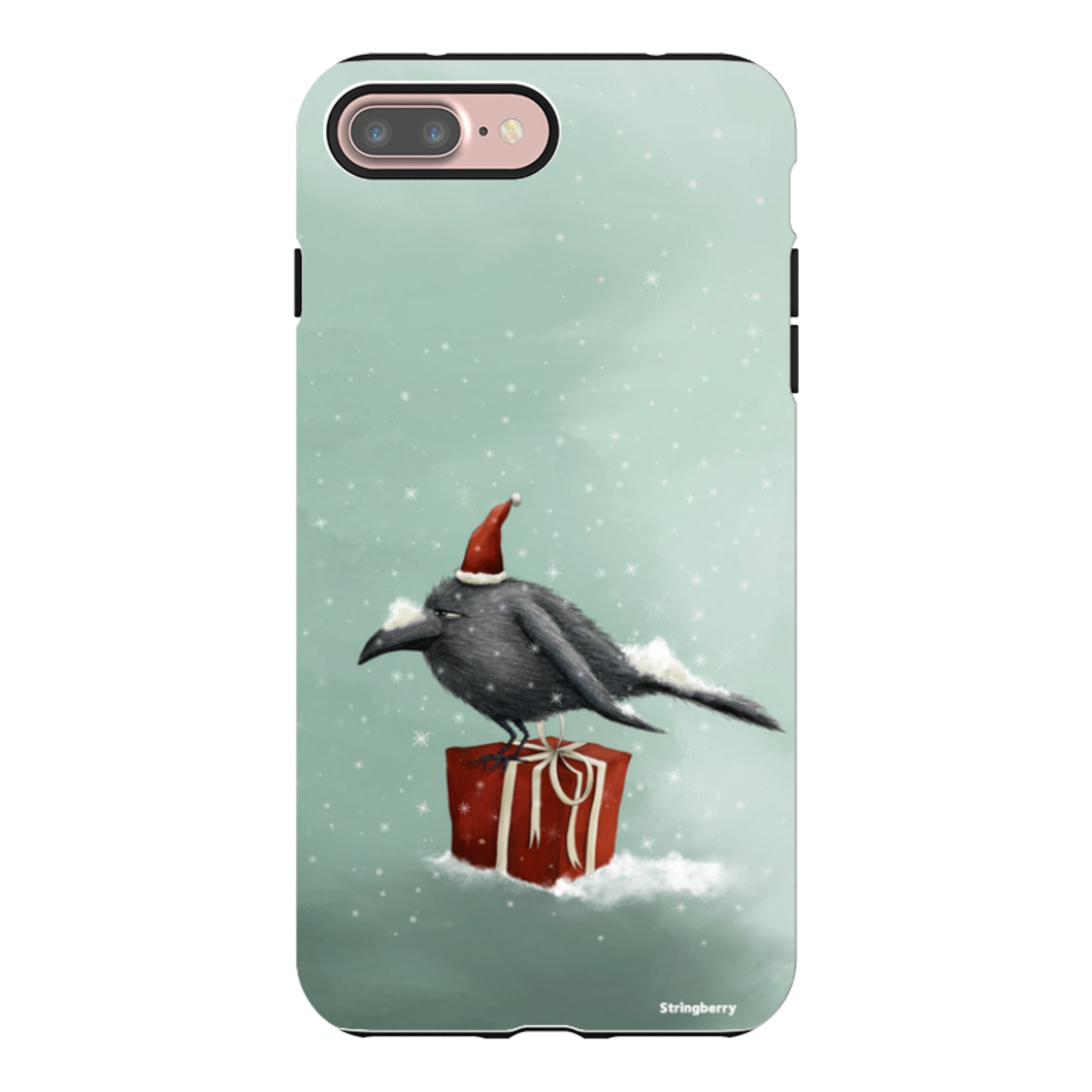 iPhone Tough Case - Santa Crow By Maja Lindberg