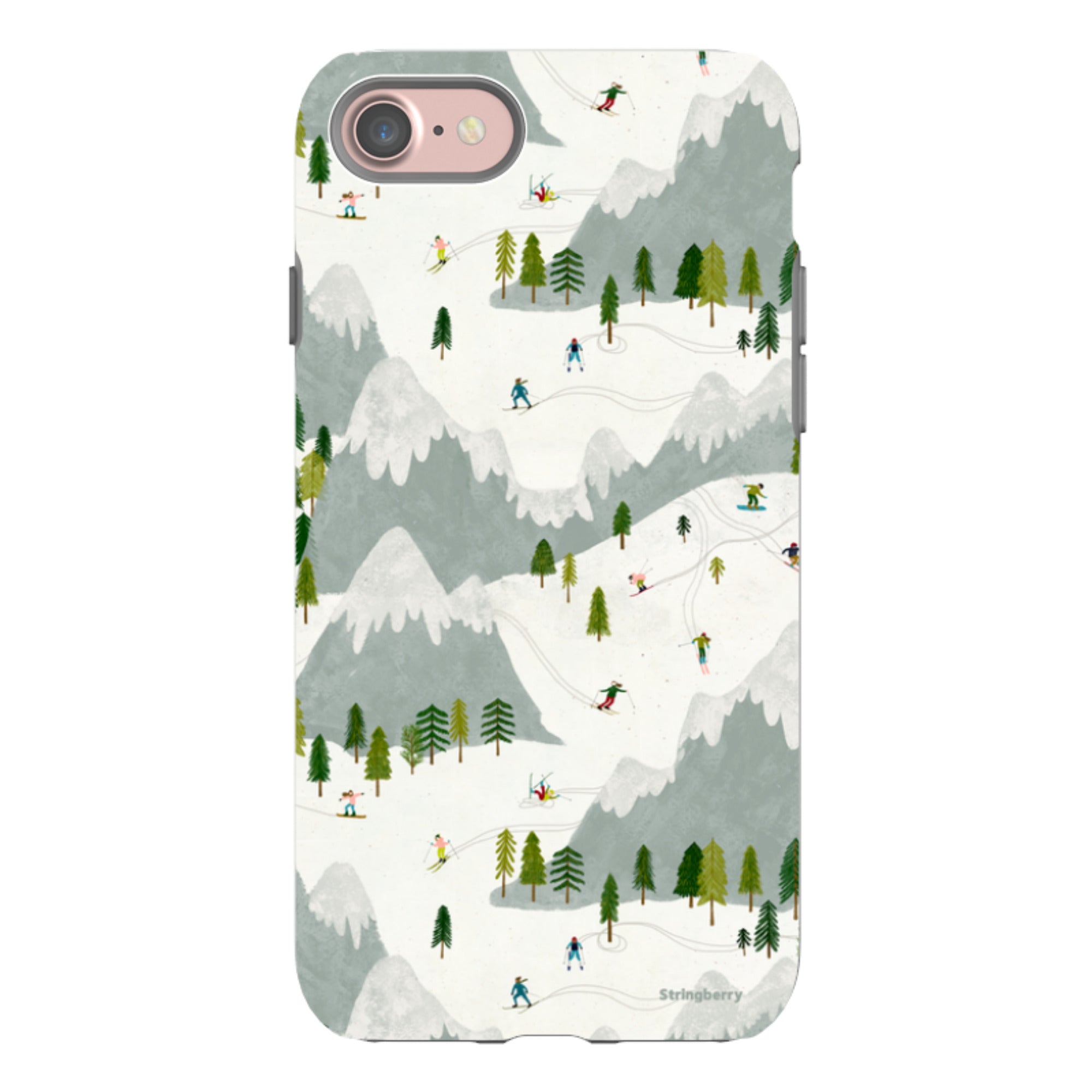iPhone Tough Case - Winter Landscape I By Katherine Quinn