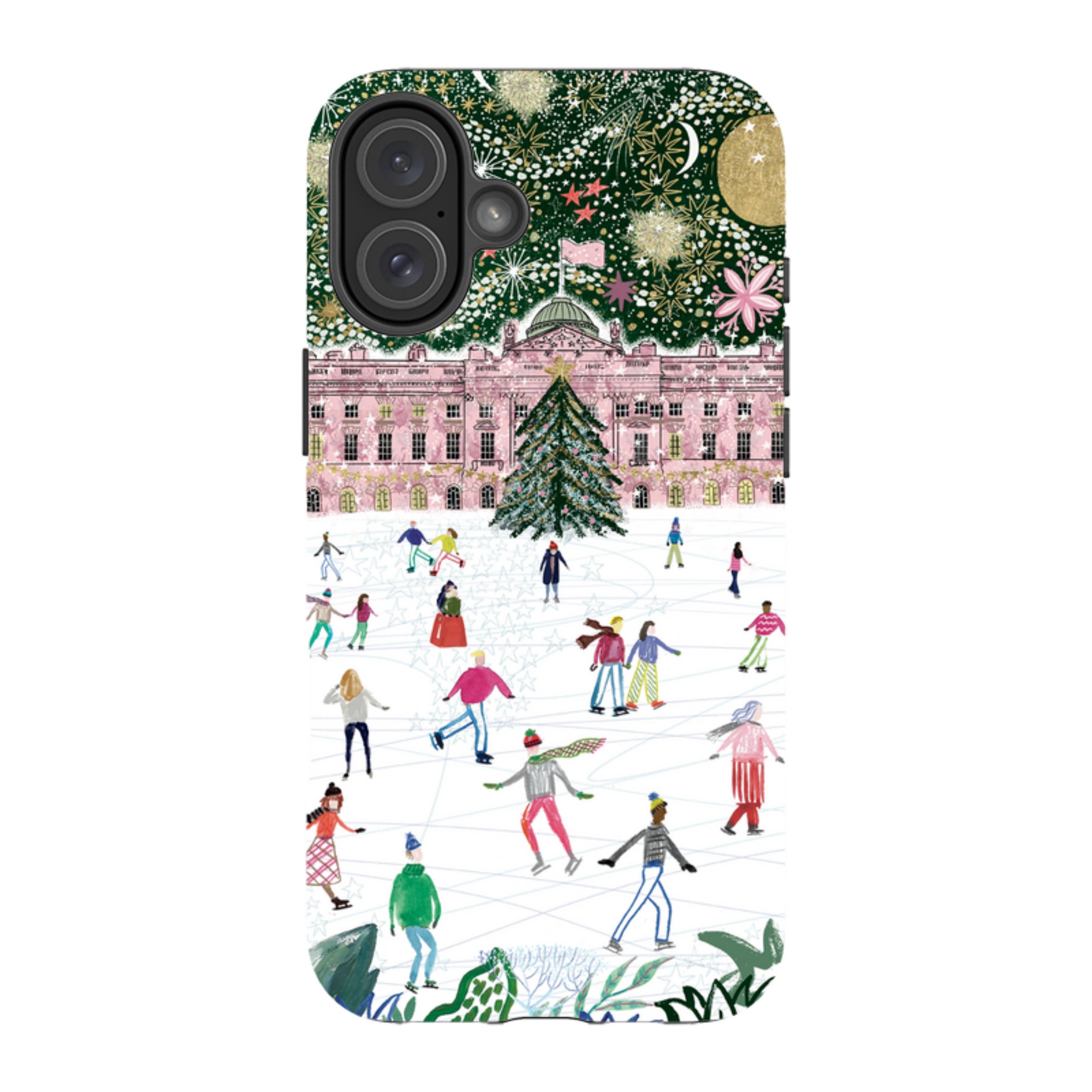 iPhone Tough Case - Skating At Somerset House By Emma Frances Grant
