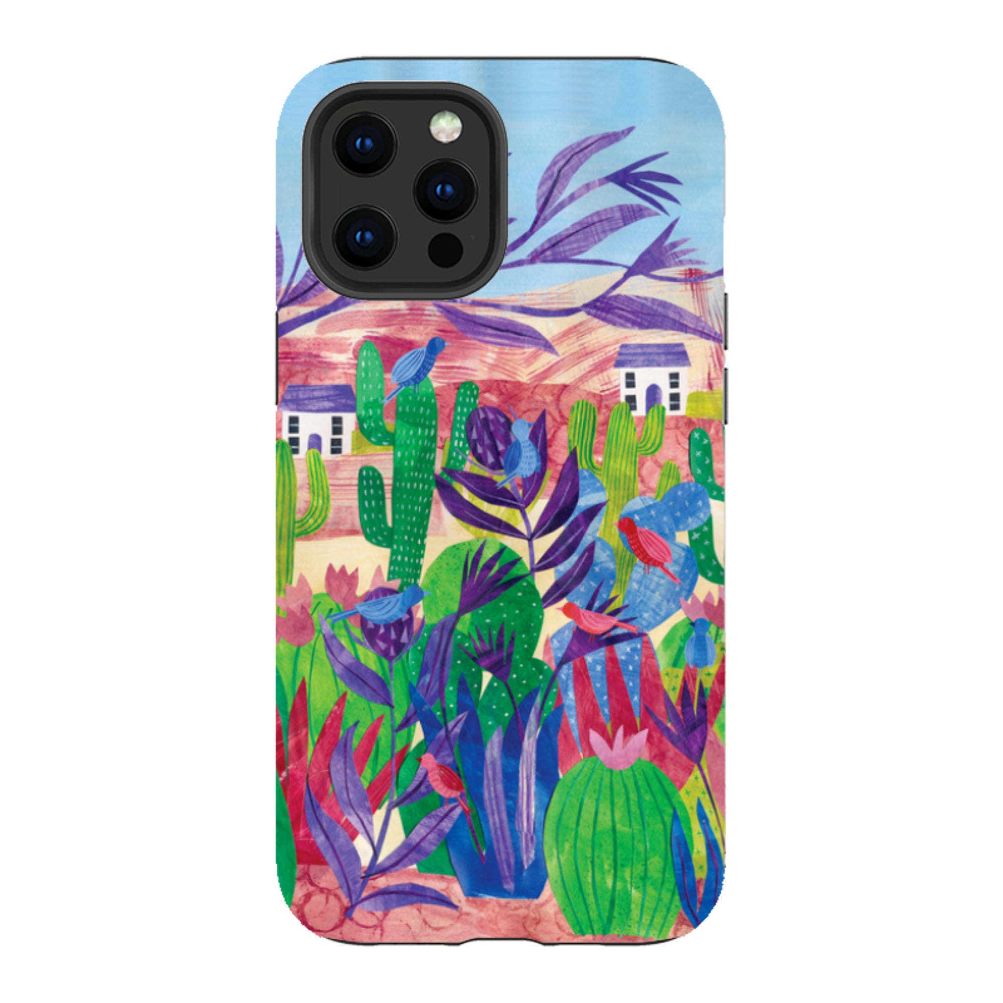 iPhone Tough Case - Desert Cactus By Tracey English