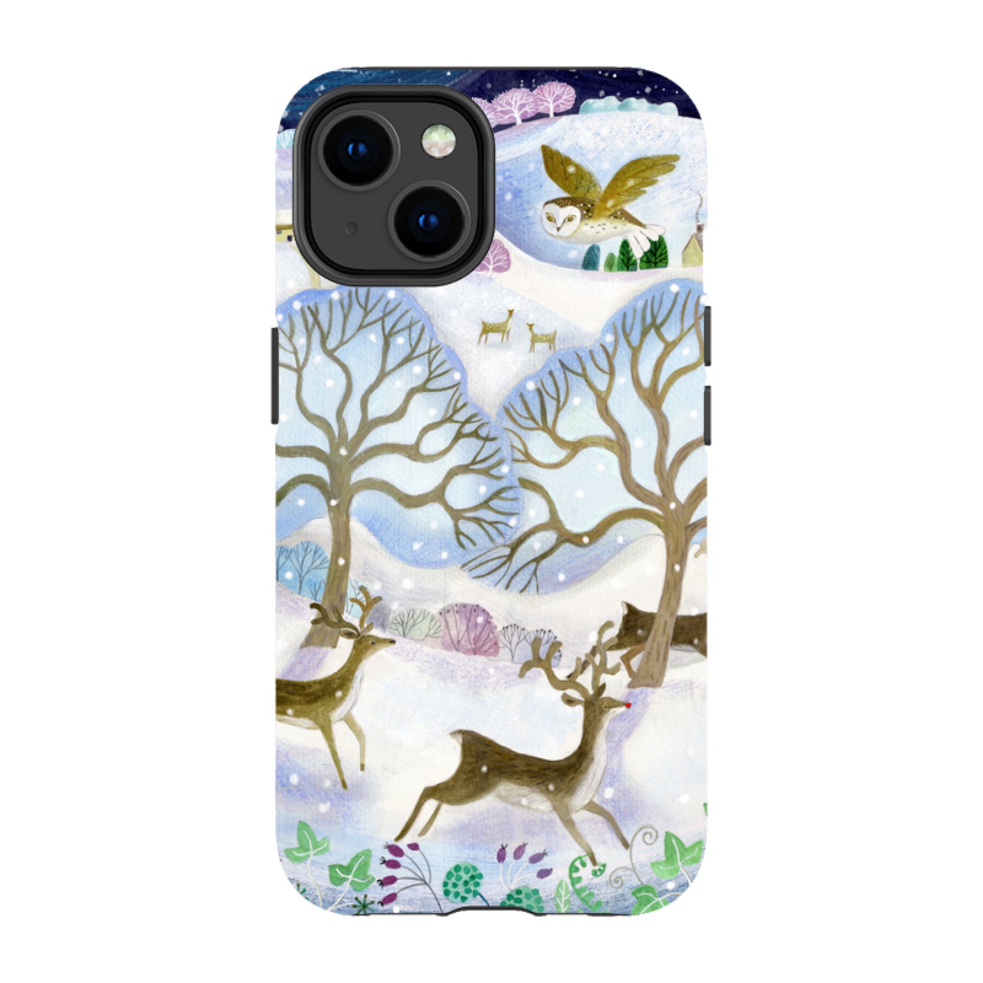 iPhone MagSafe Tough Case -  Winter Deer By Bex Parkin