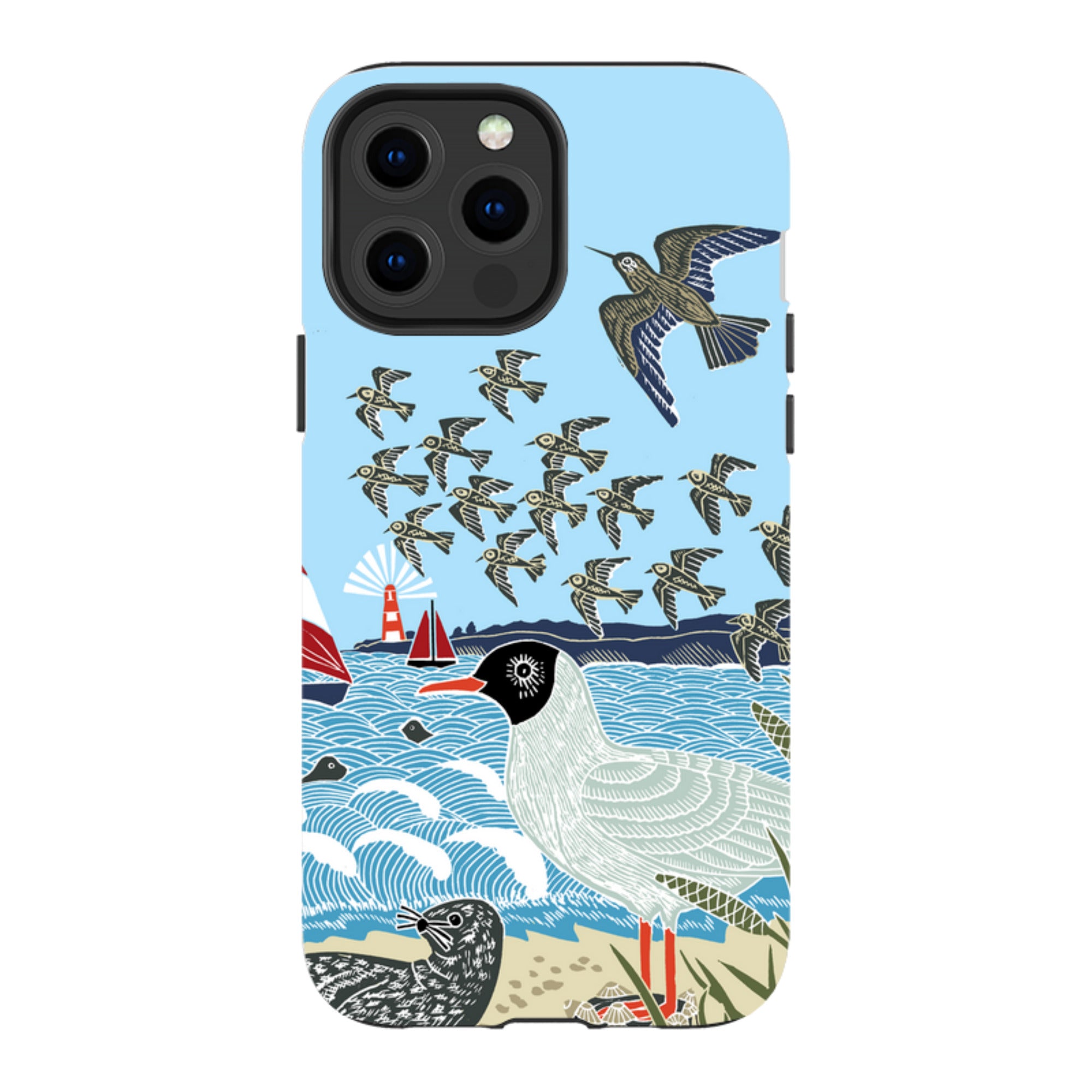iPhone Case - Seagulls and Seals By Kate Heiss