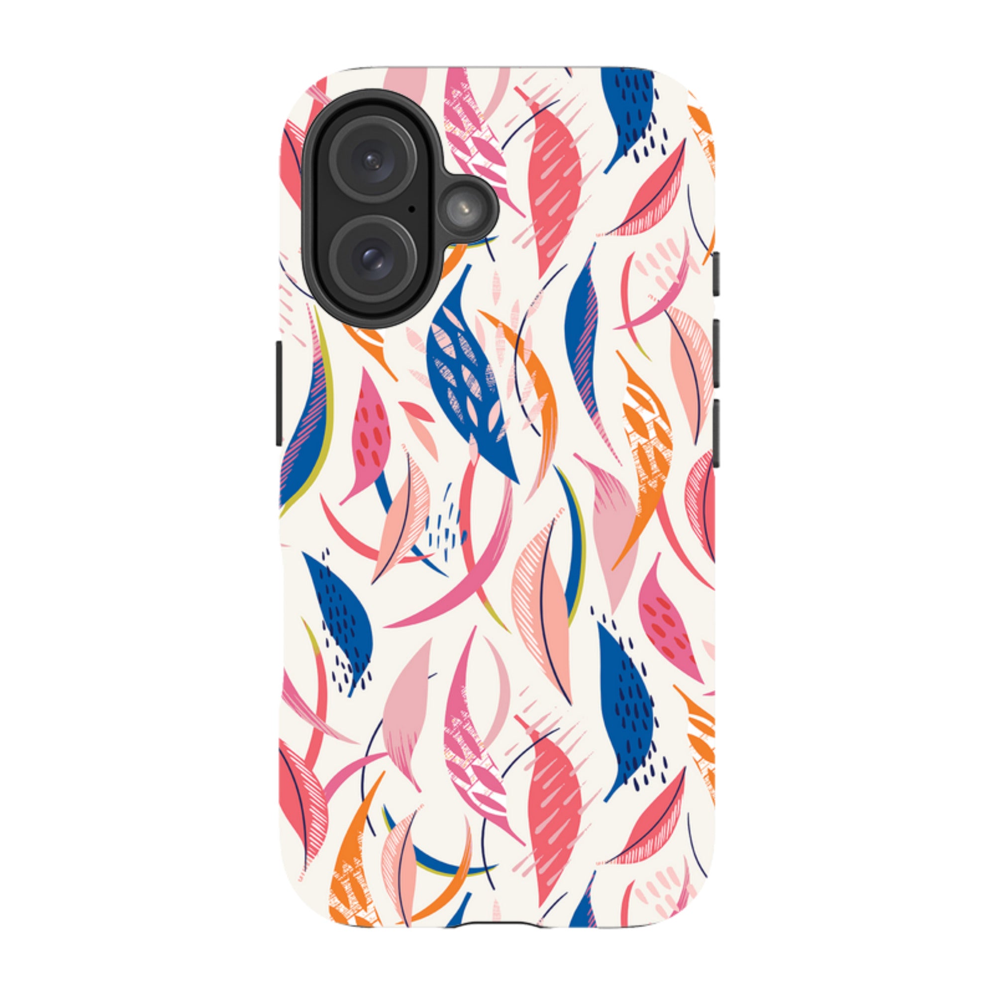 iPhone Tough Case - Flamingo Feathers By Ali Brookes