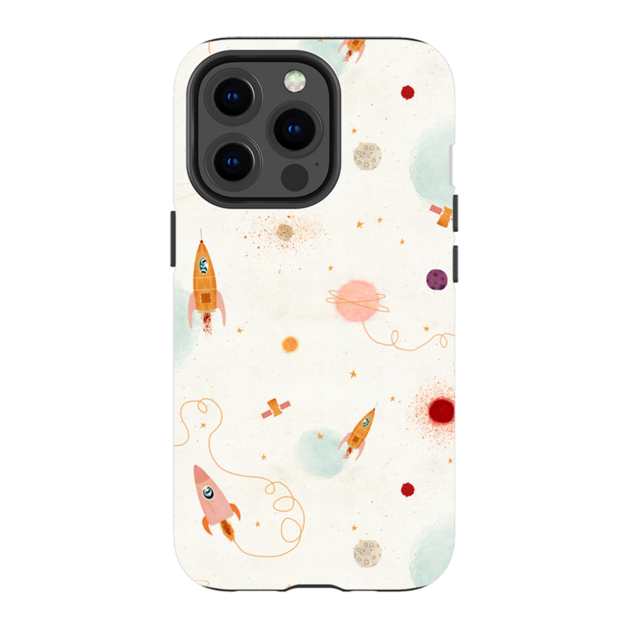 iPhone Tough Case - Rockets Cream By Katherine Quinn