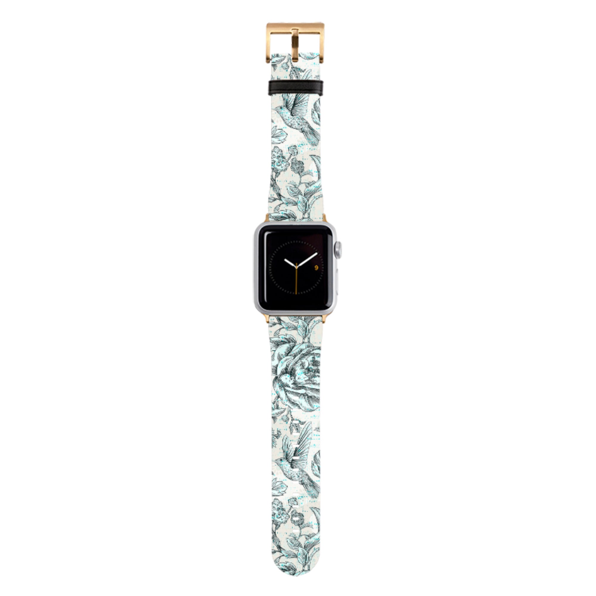 Blue peonies Apple Watch Strap