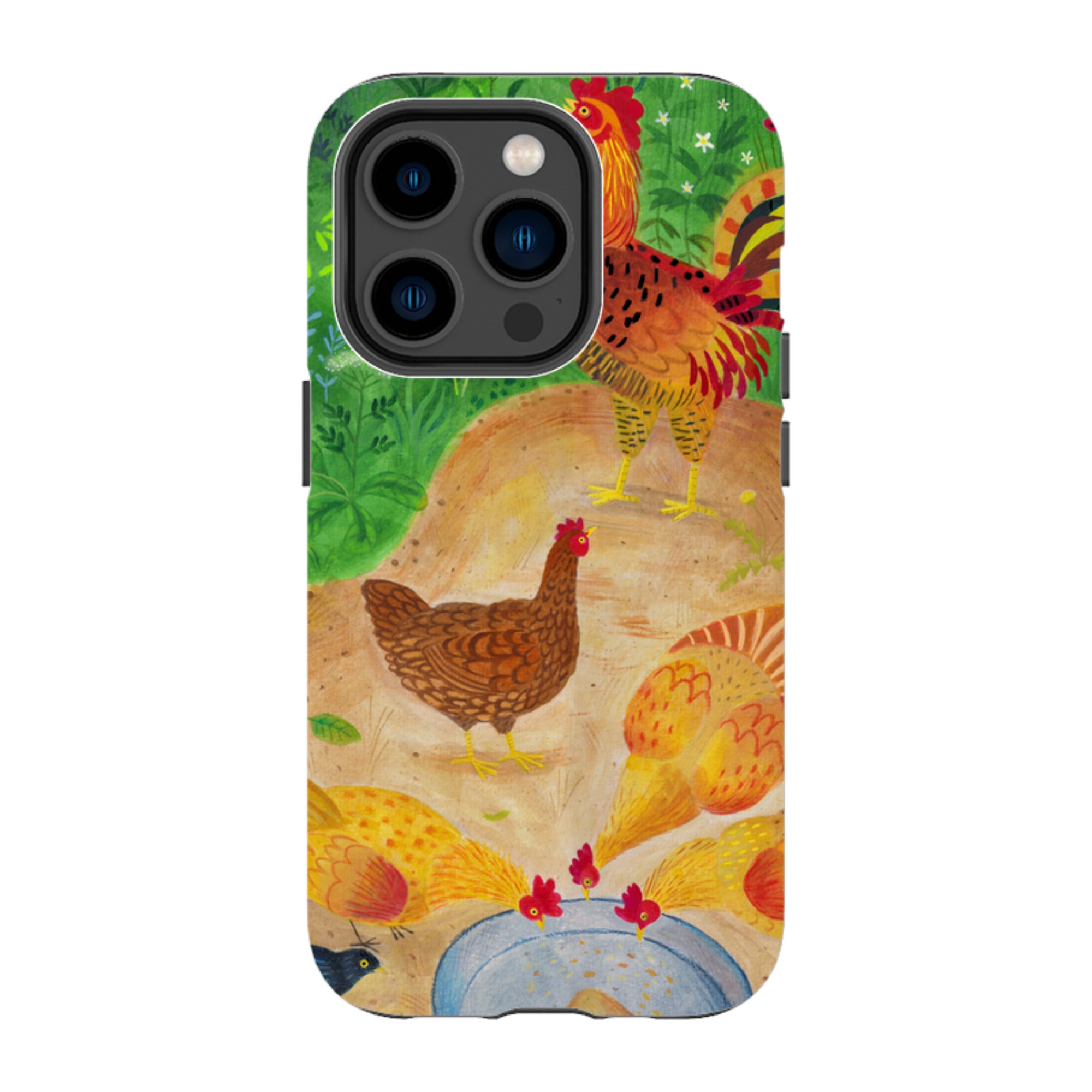 iPhone MagSafe Tough Case - Chickens By Bex Parkin