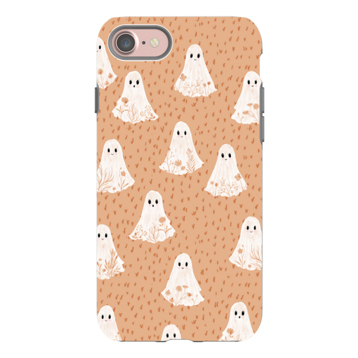 iPhone Tough Case - Floral Ghosts - Cider Clay By Katherine Quinn