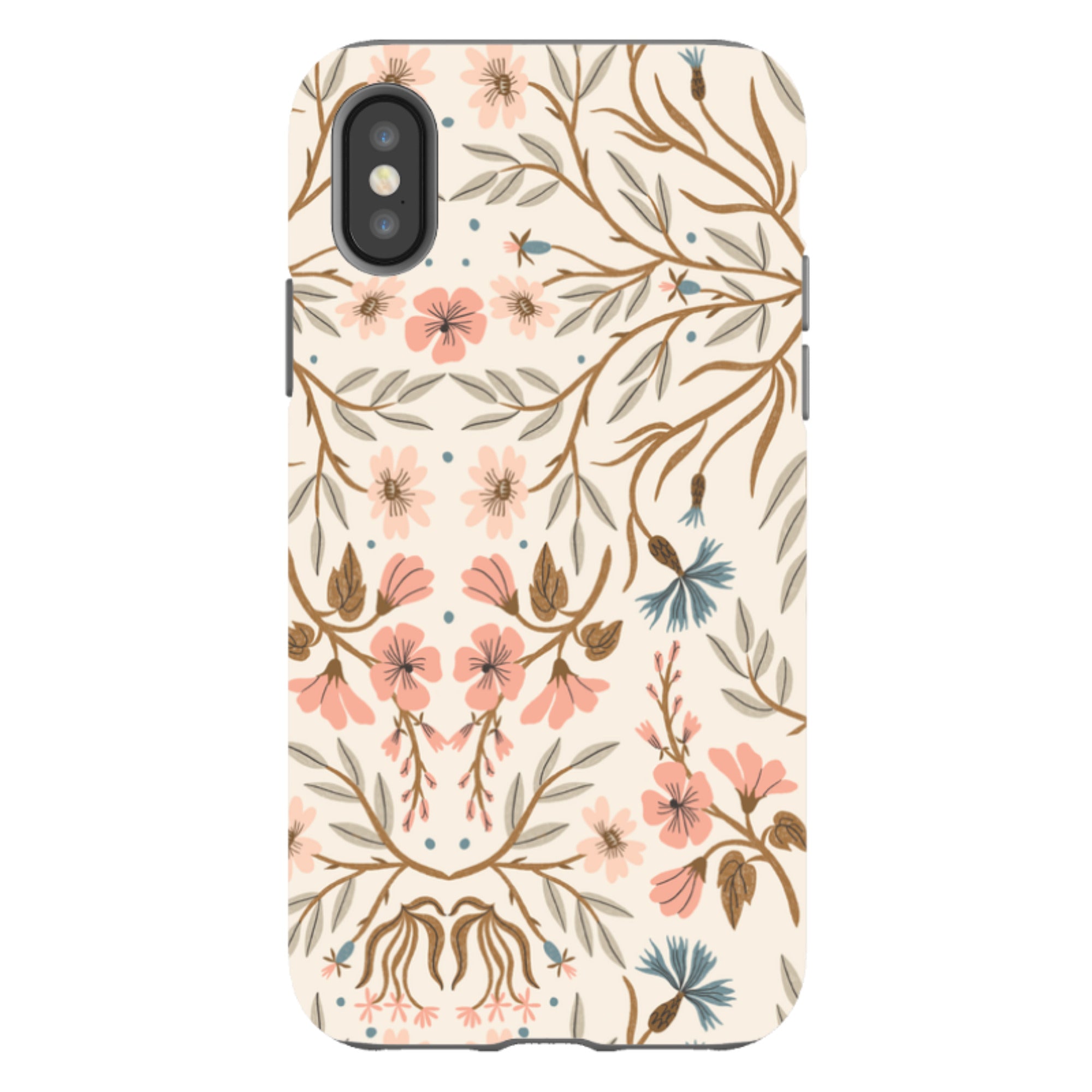 iPhone Tough Case - Jane's Garden Pattern By Meghann Rader