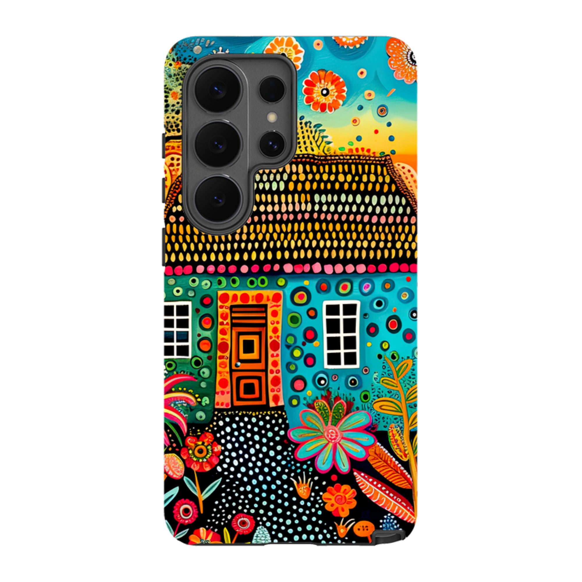 Samsung Tough Case - Folk Art House VII