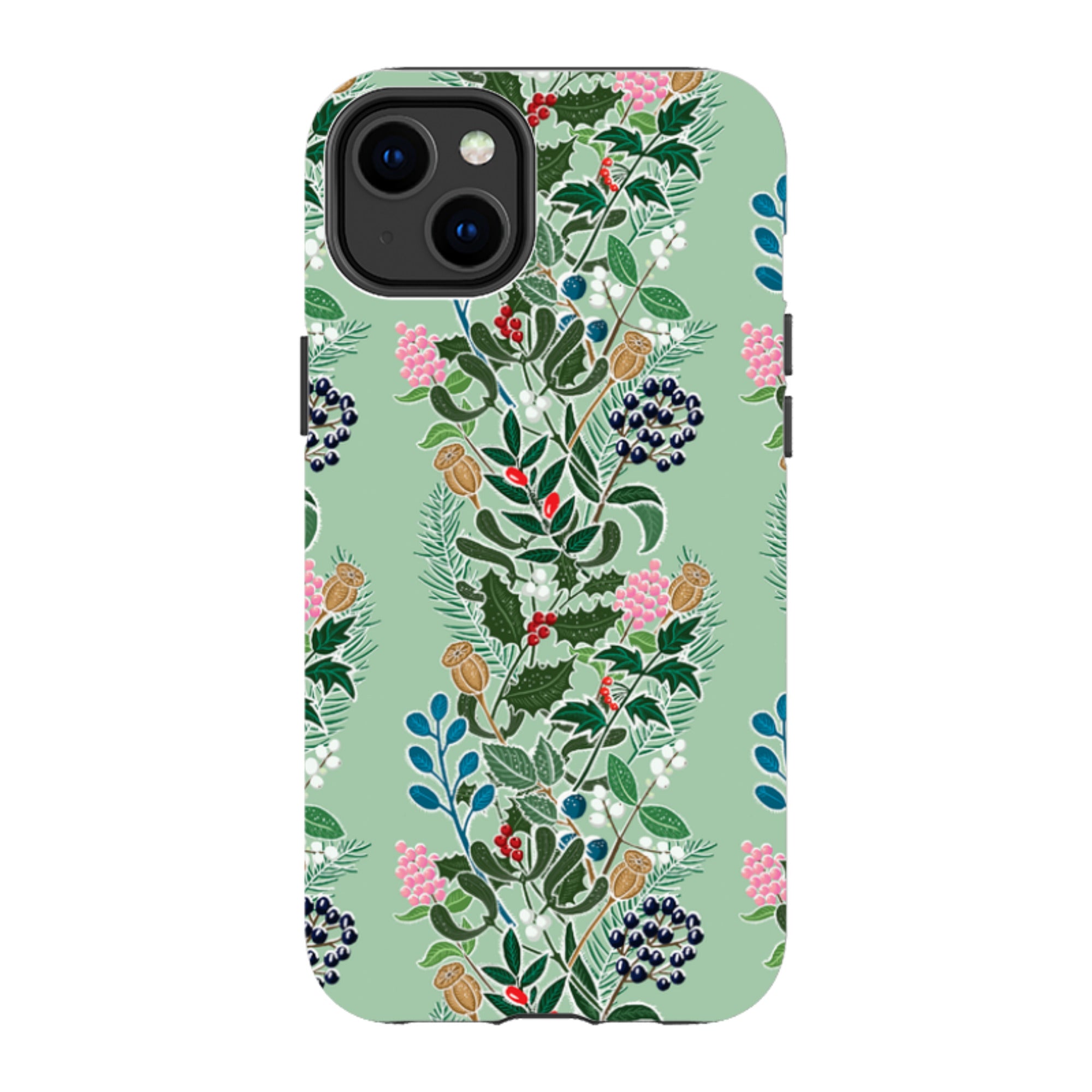 iPhone Tough Case - Winter Hedge-1 By kate Heiss