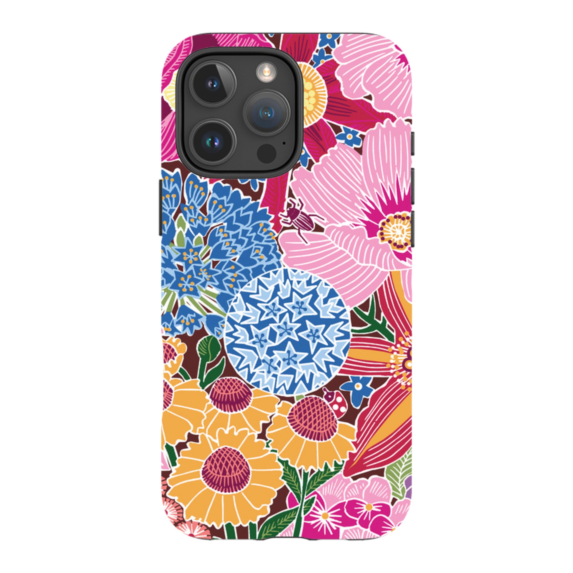 iPhone Tough Case - Jigsaw Floral 2 By Kate Heiss