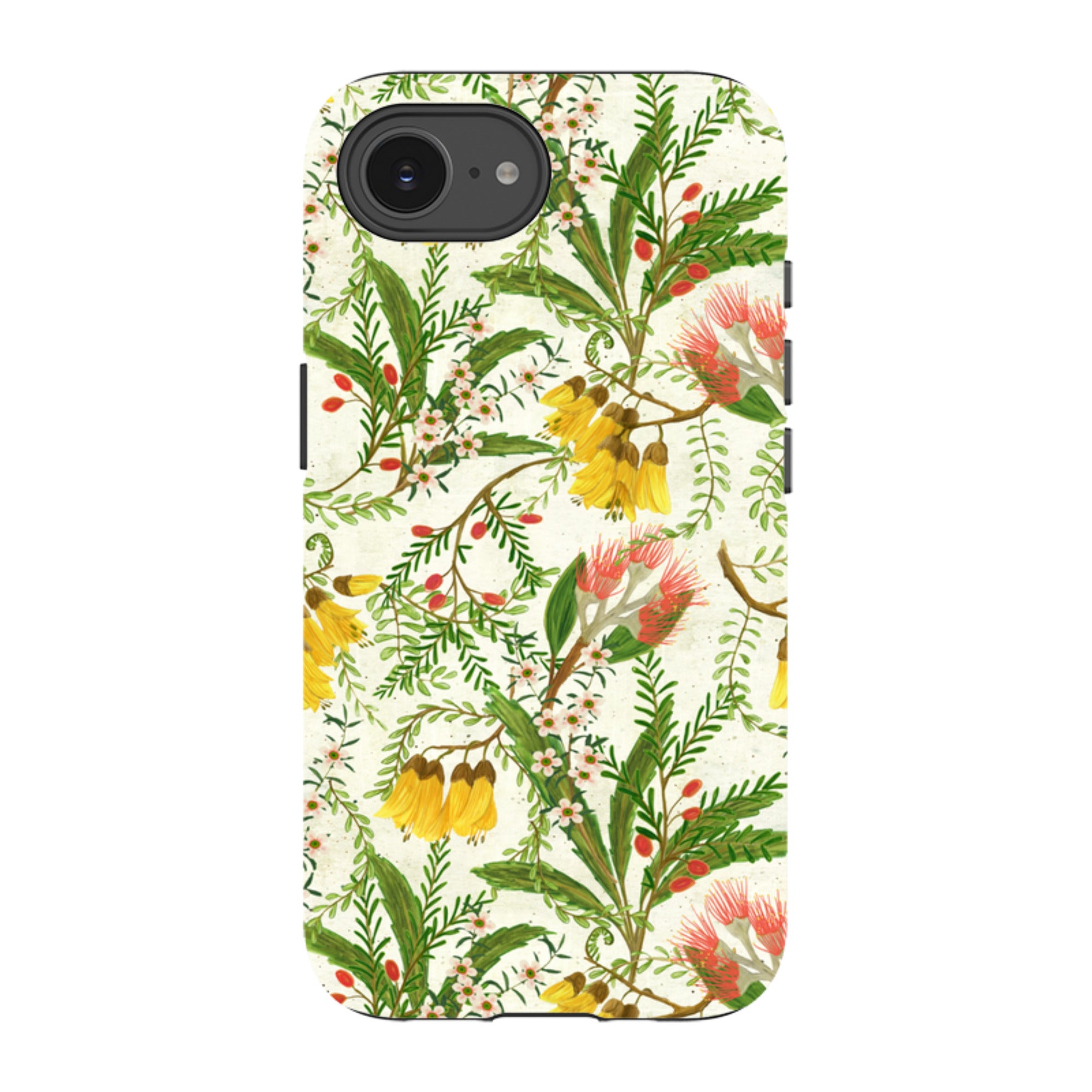 iPhone Tough Case - Kowhai And Bottle Brush By Katherine Quinn