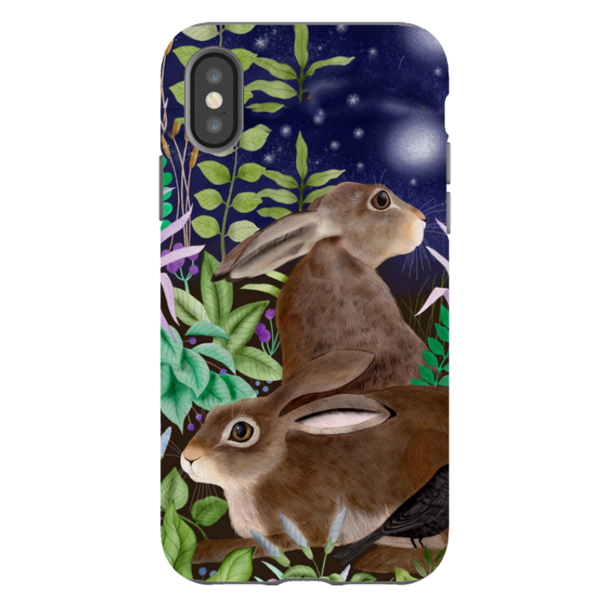 iPhone Tough Case - Hares By Bex Parkin