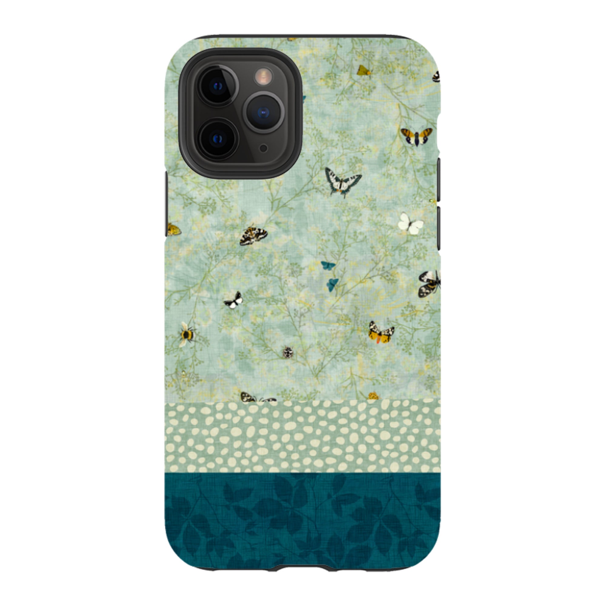 iPhone Tough Case - Chinoiserie Garden Soft Sage 2 By Katherine Quinn