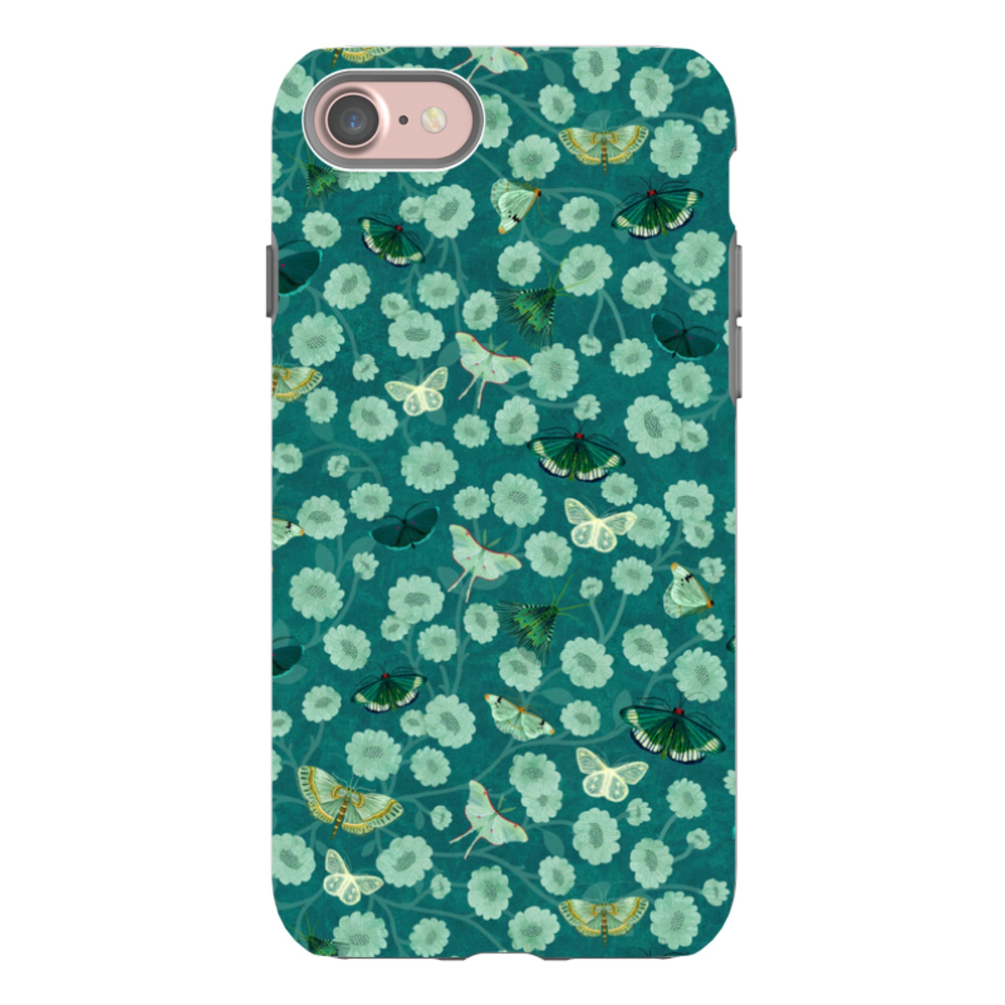 iPhone Tough Case - Small Moths 2 By Katherine Quinn