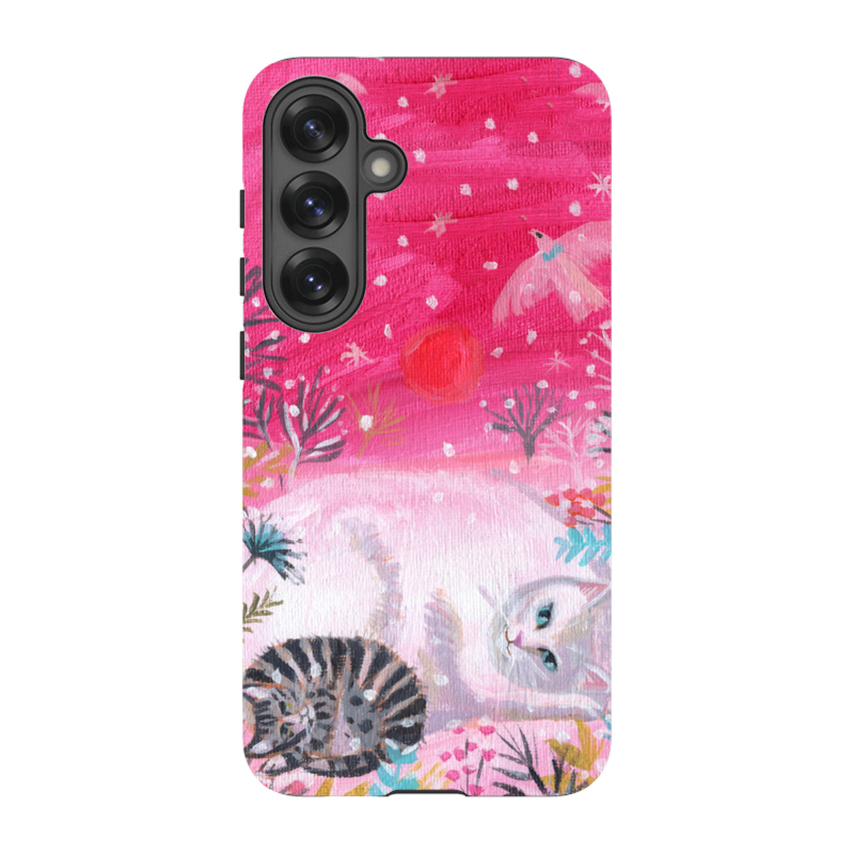 Samsung Tough Case - Christmas Cats By Mary Stubberfield