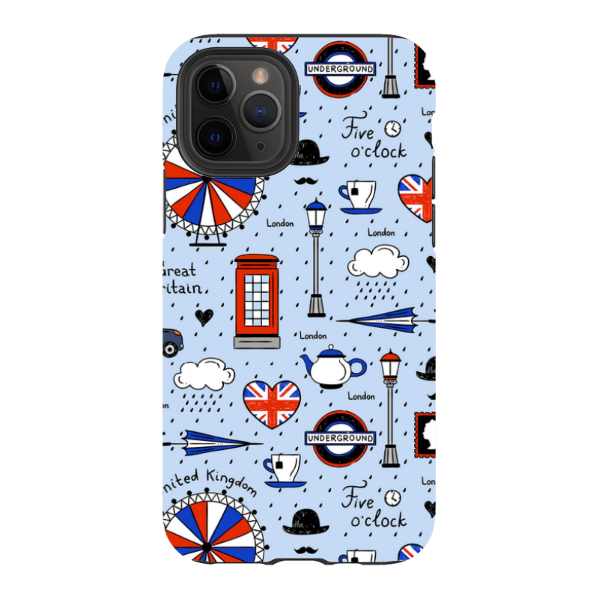 iPhone Tough Case - Blue London