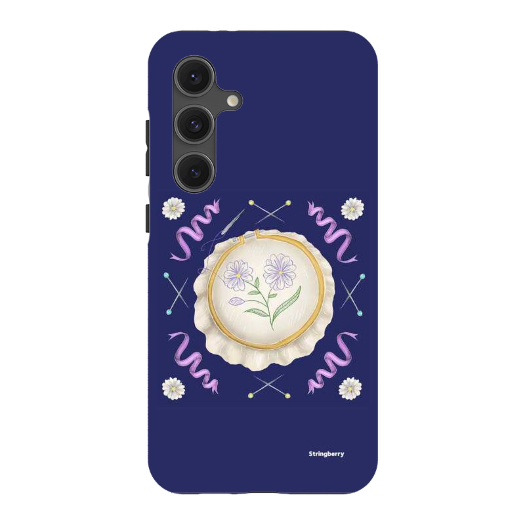 Samsung Tough Case - Daisy Needlework By Catherine Rowe