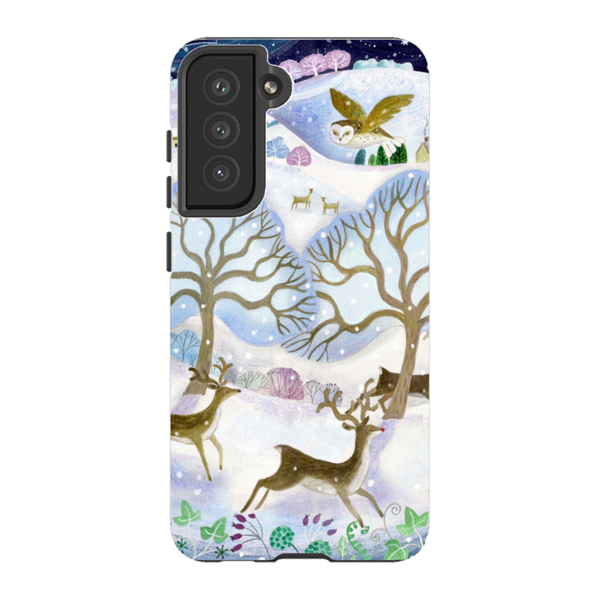 Samsung Tough Case - Winter Deer By Bex Parkin