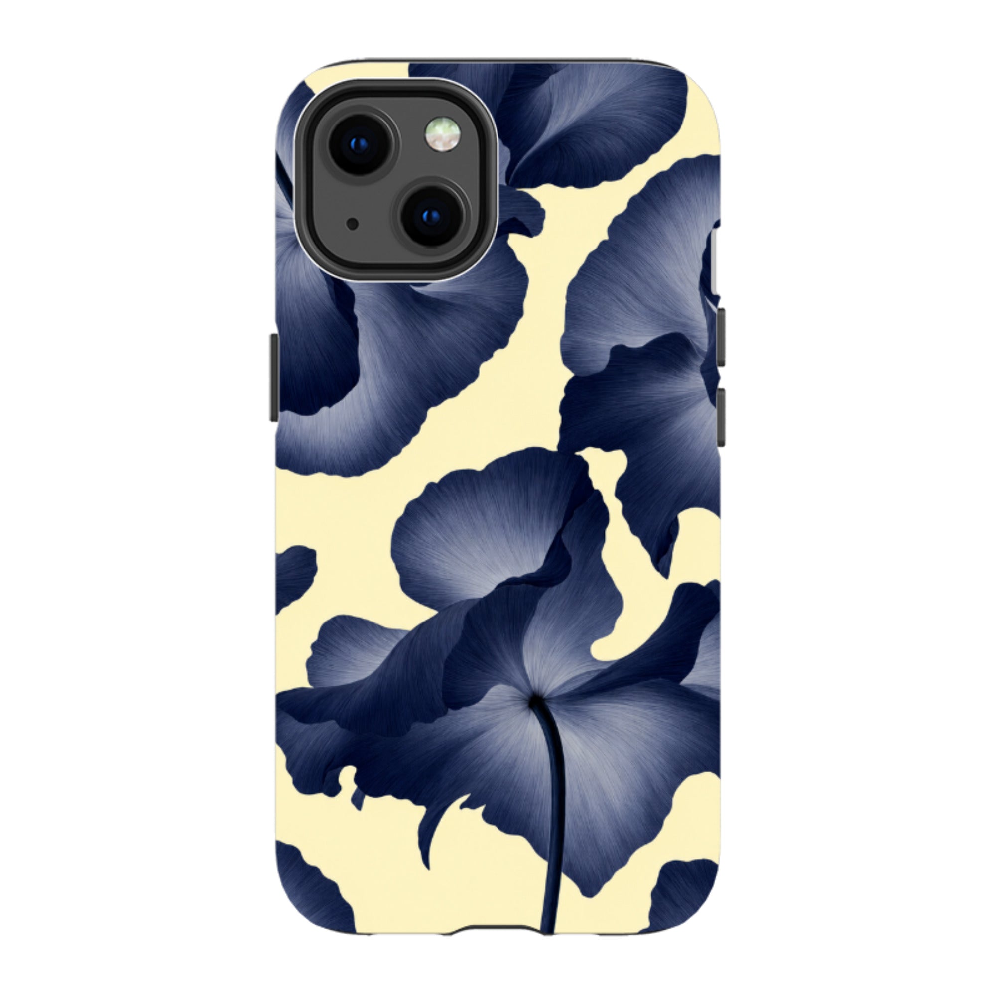 iPhone Tough Case - Navy Blue Poppy