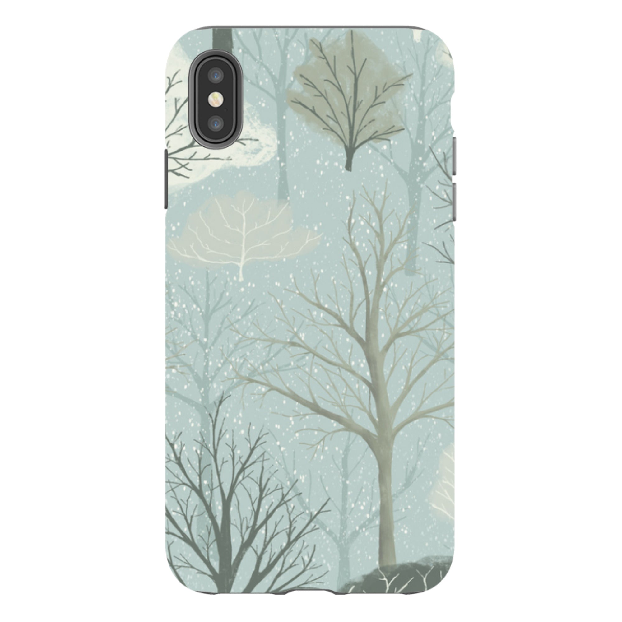 iPhone Tough Case - Winter Trees By Maja Lindberg