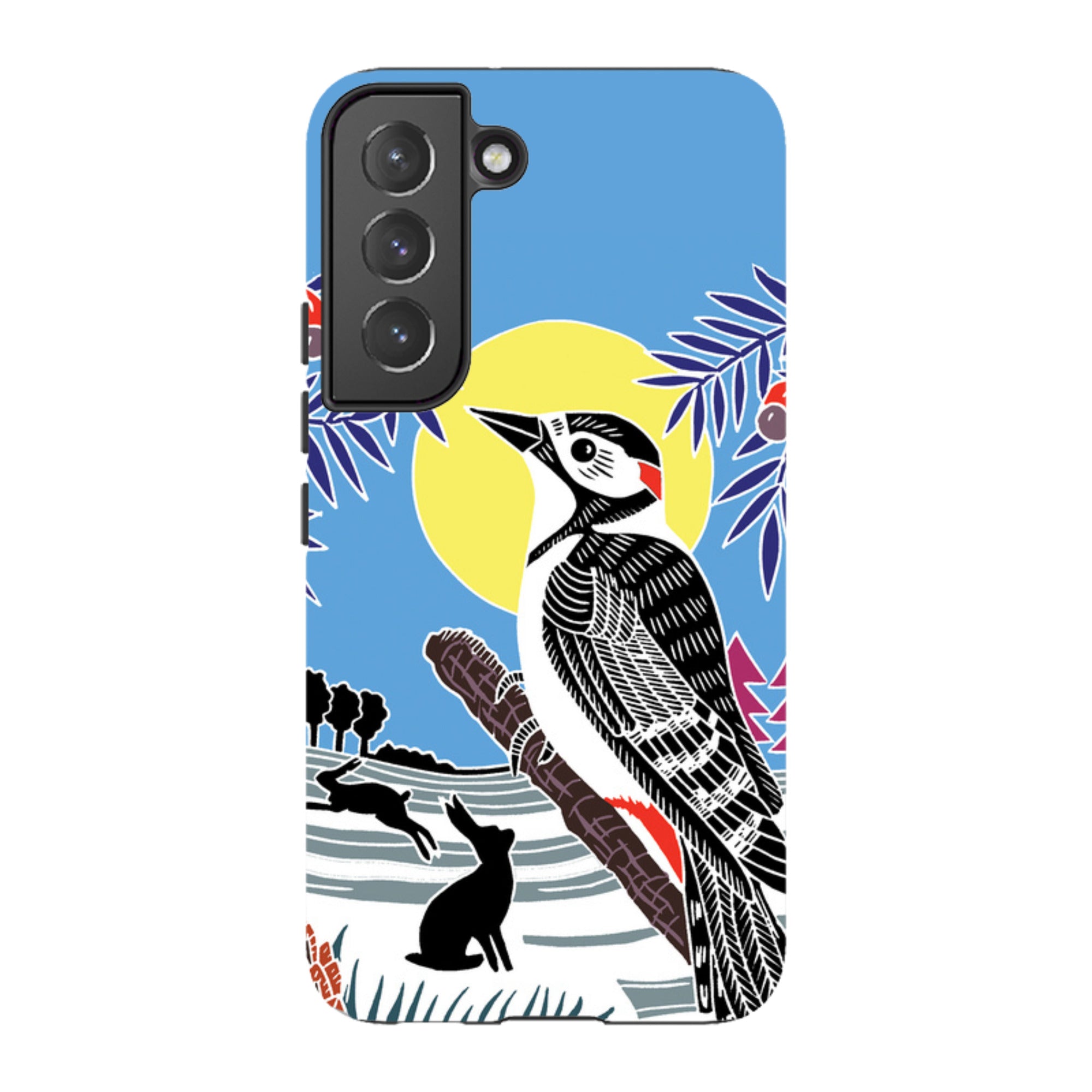 Samsung Tough Case - Woodpecker Yellow By Kate Heiss