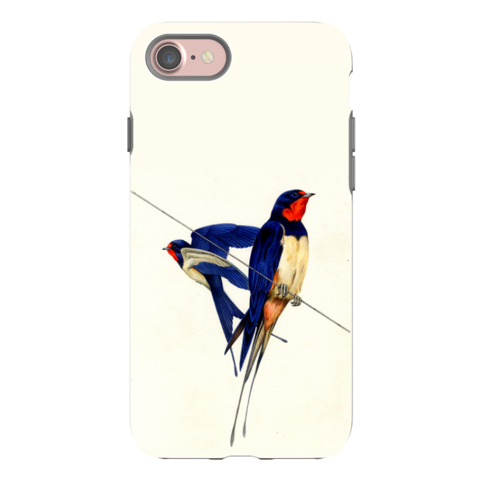iPhone Tough Case - Swallows By Philip Hood